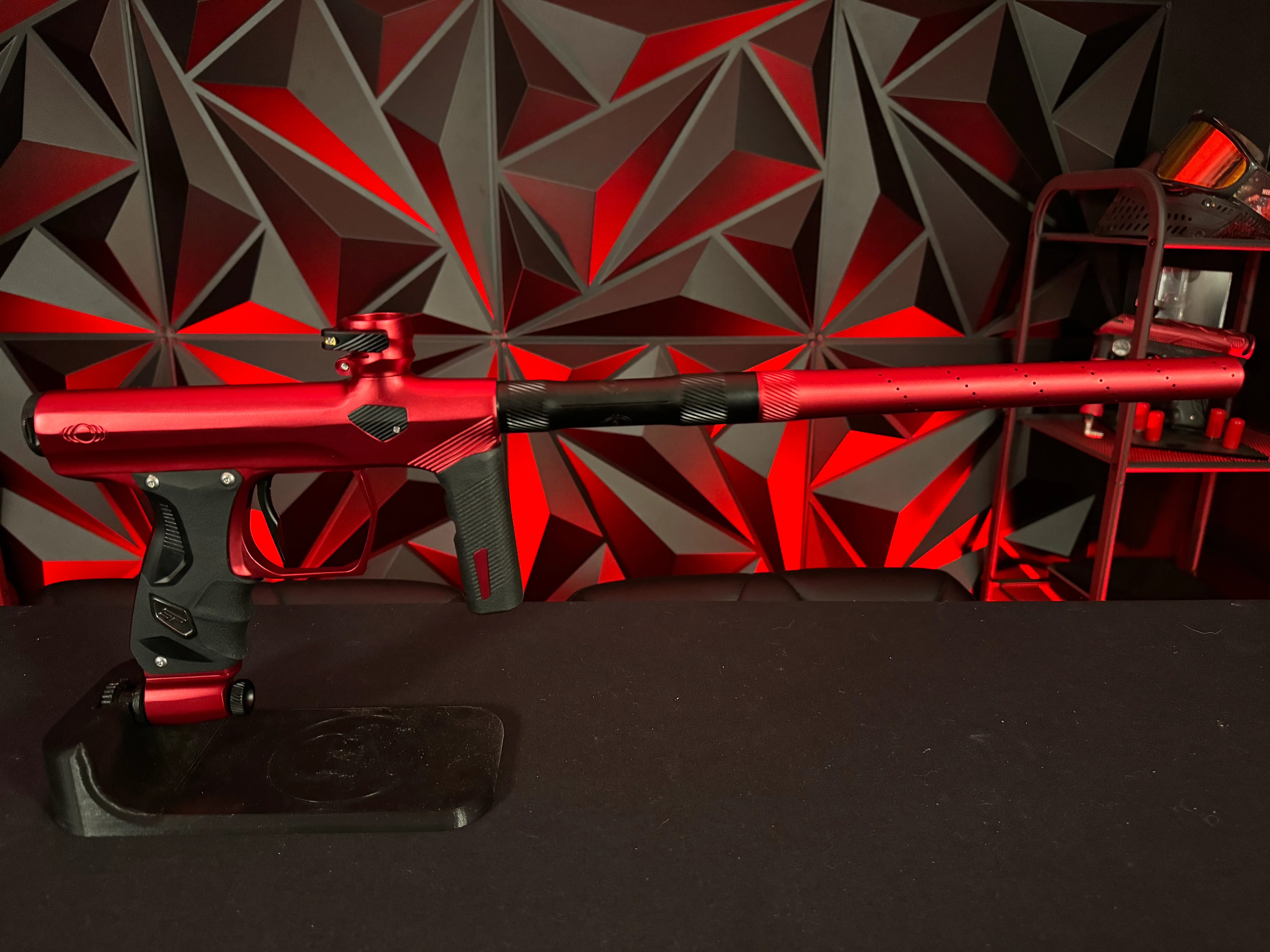 Used Shocker Era Paintball Gun - Dust Red - Image 5