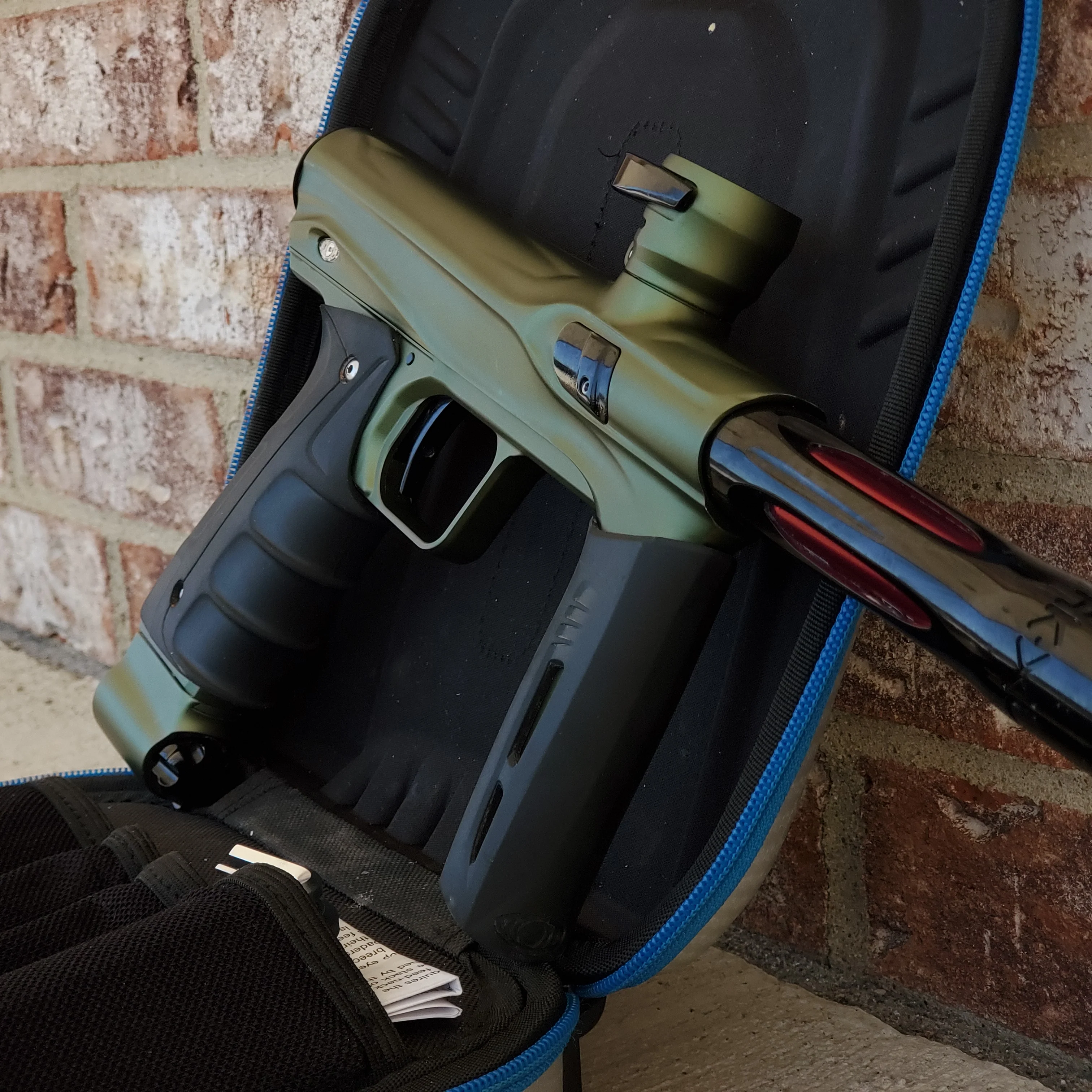 Used Shocker XLS CVO Paintball Gun- Olive - Image 2