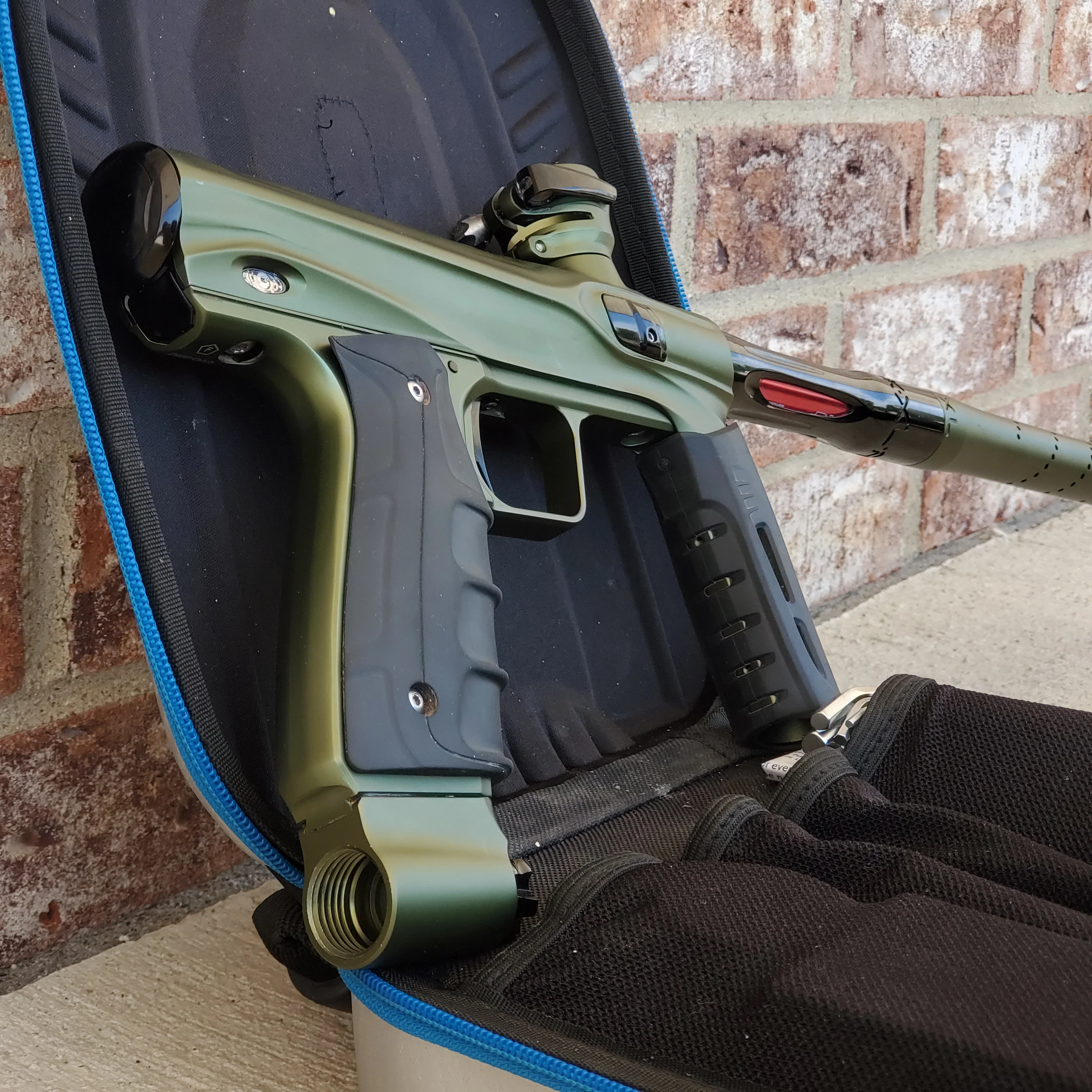 Used Shocker XLS CVO Paintball Gun- Olive - Image 4