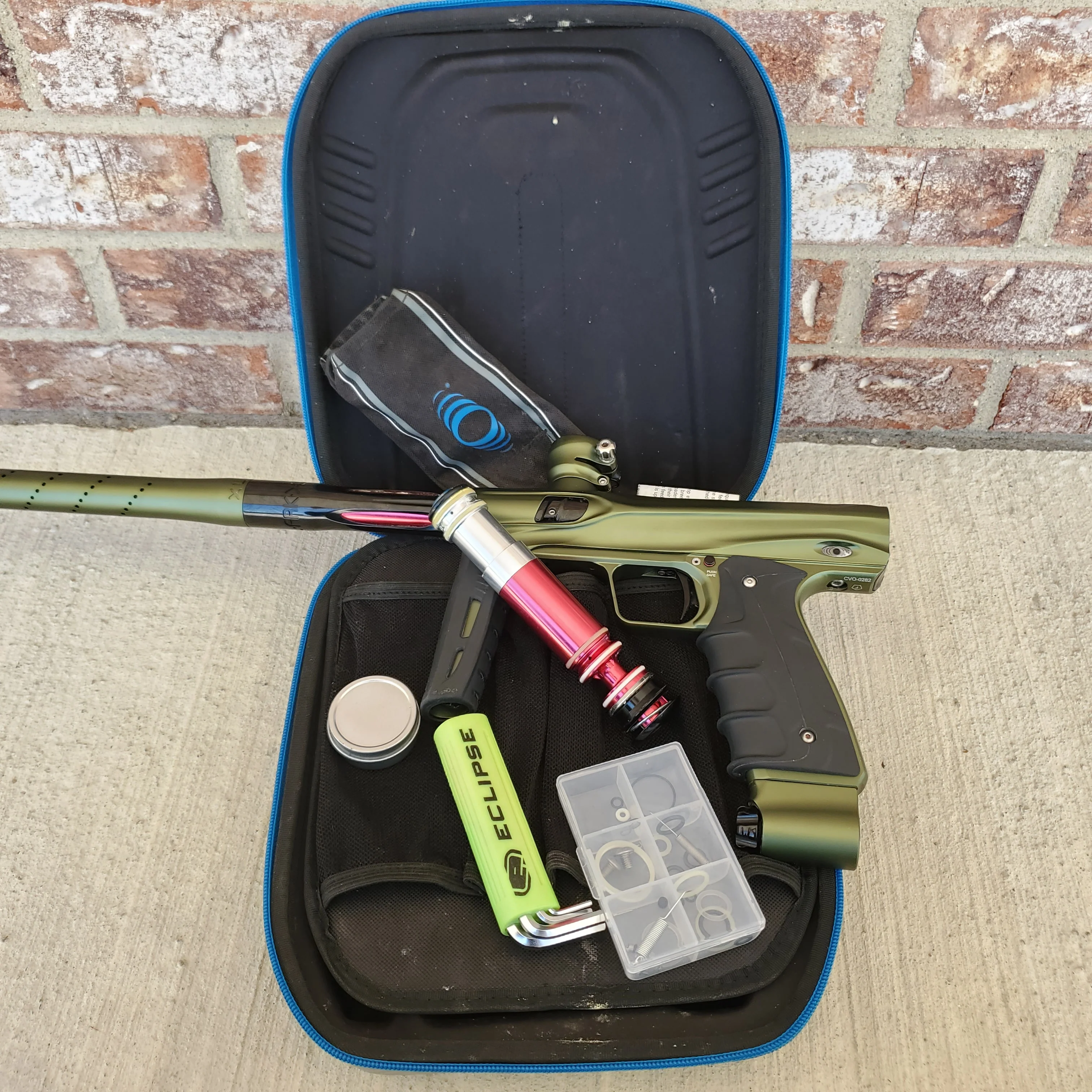 Used Shocker XLS CVO Paintball Gun- Olive - Image 5