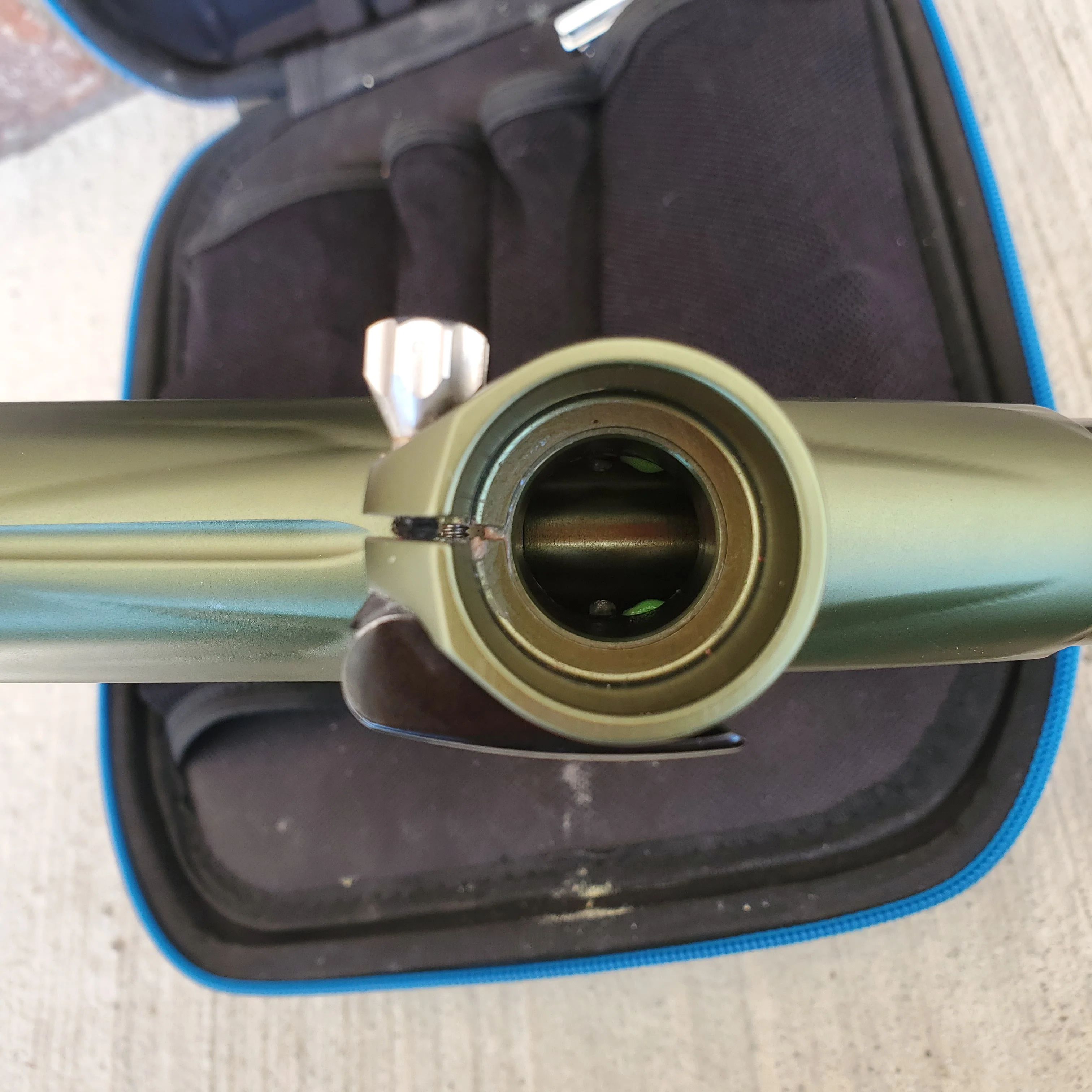 Used Shocker XLS CVO Paintball Gun- Olive - Image 7