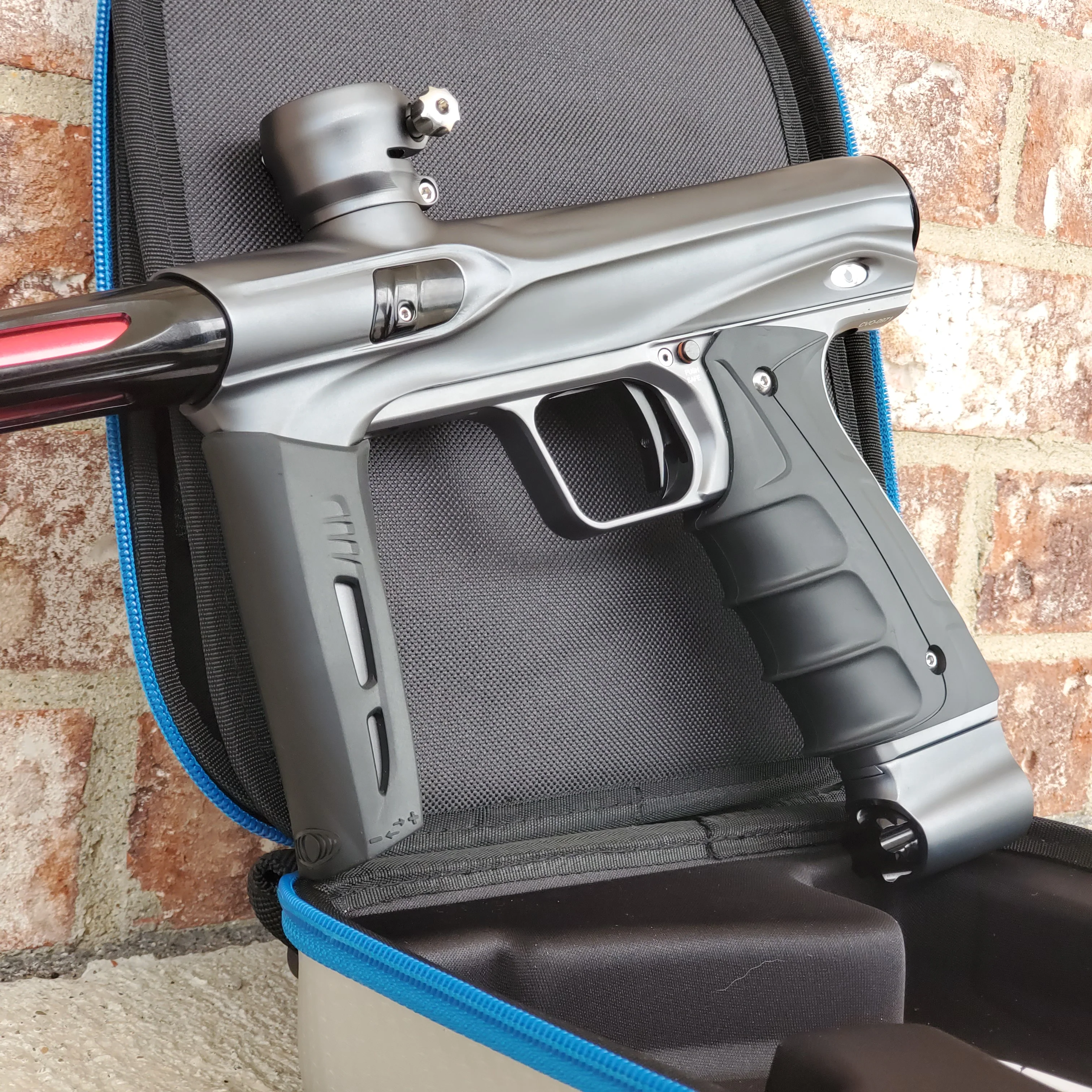 Used Shocker XLS CVO Paintball Gun- Pewter - Image 3