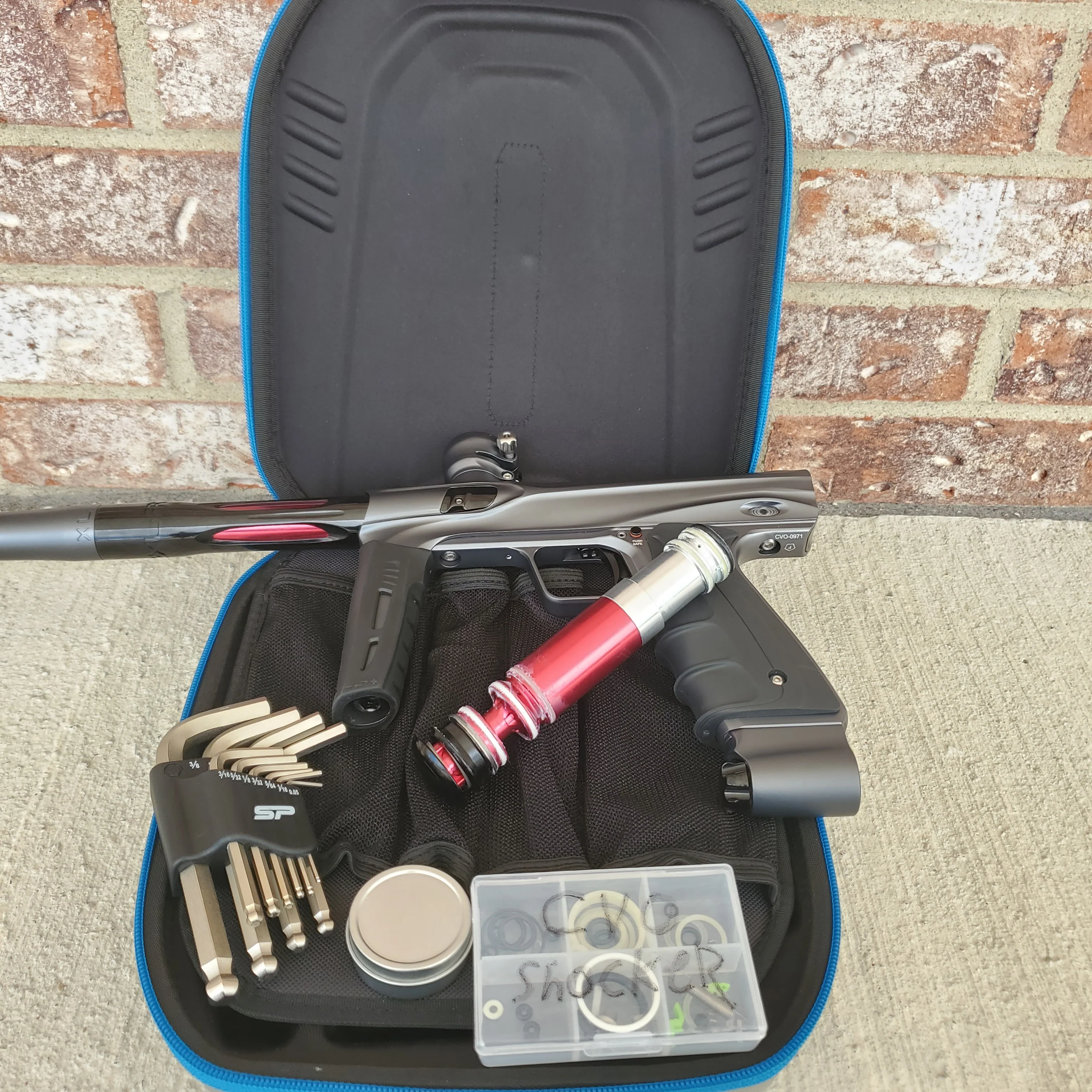 Used Shocker XLS CVO Paintball Gun- Pewter - Image 4