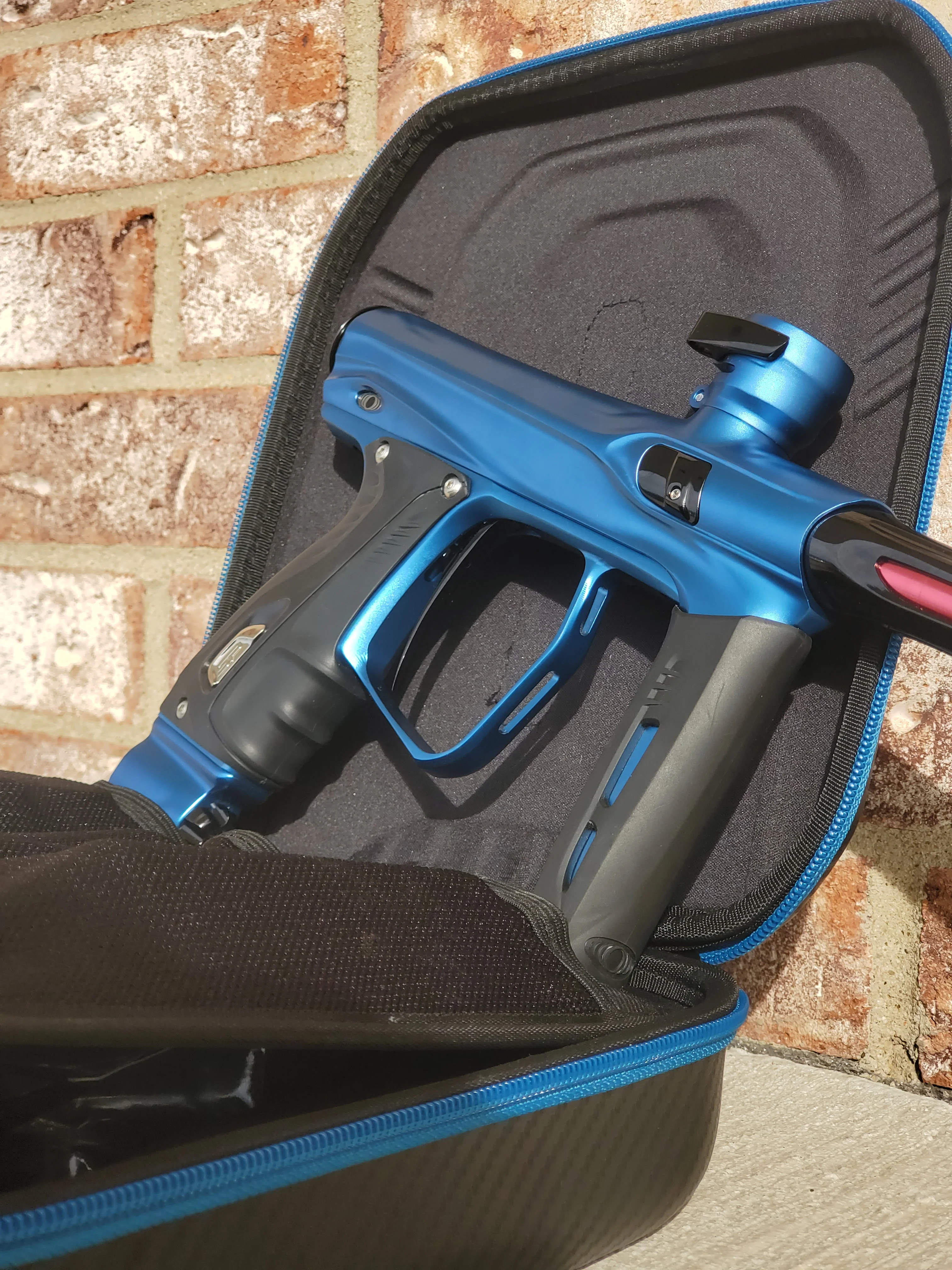 Used Shocker XLS Paintball Gun - Dust Blue - Image 2
