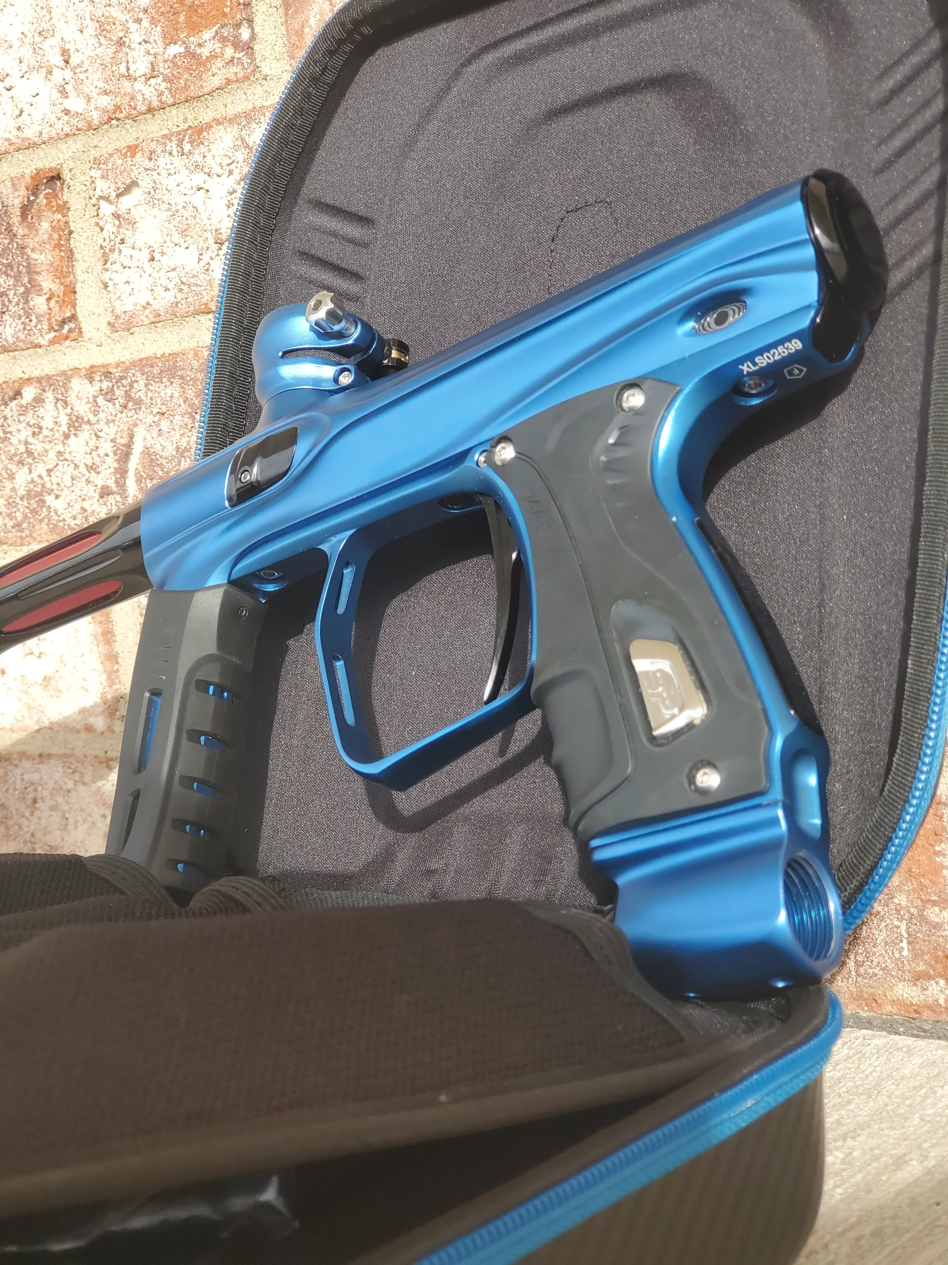 Used Shocker XLS Paintball Gun - Dust Blue - Image 3