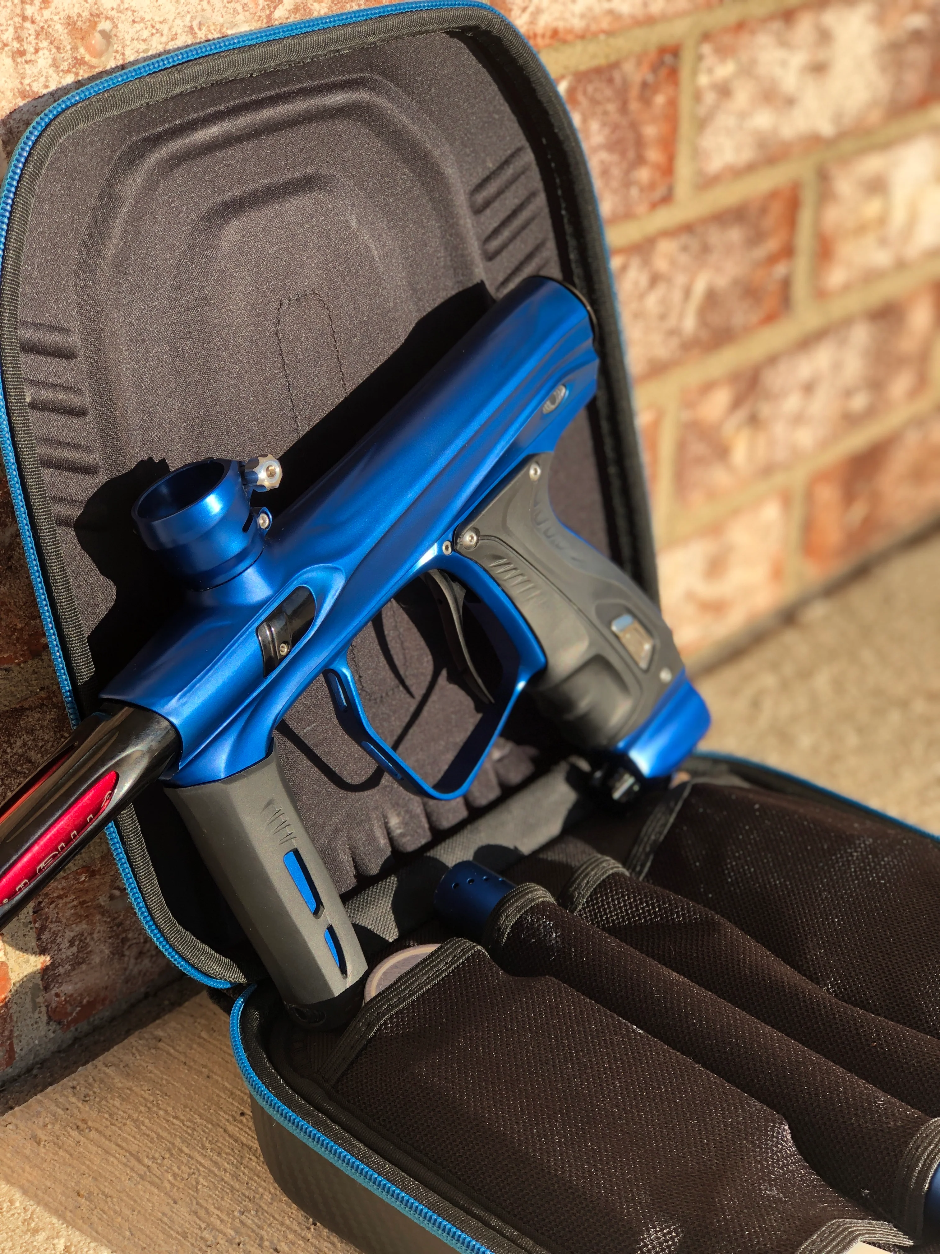 Used Shocker XLS Paintball Gun - Dust Blue - Image 4