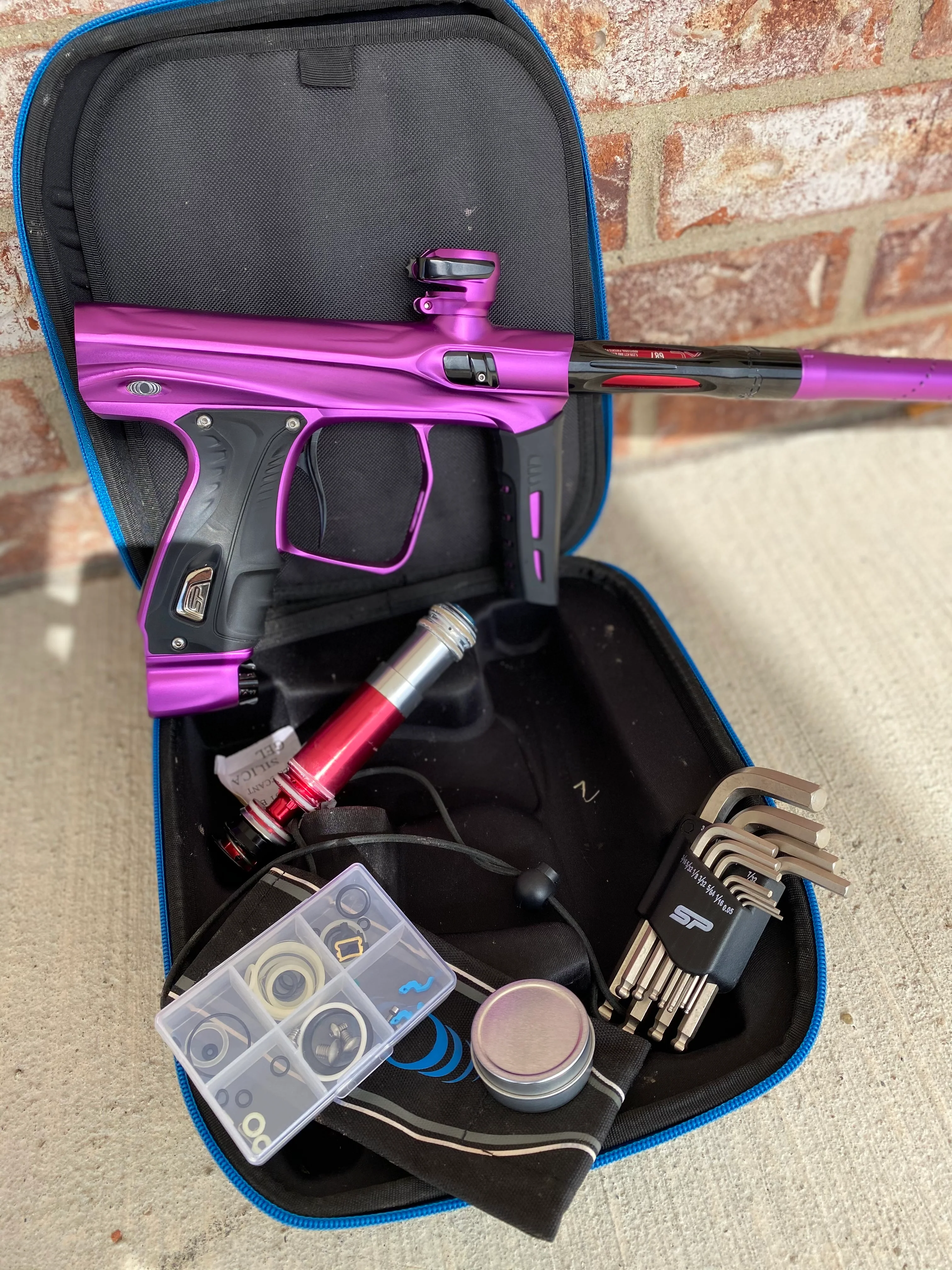 Used Shocker XLS Paintball Gun - Pink - Image 5