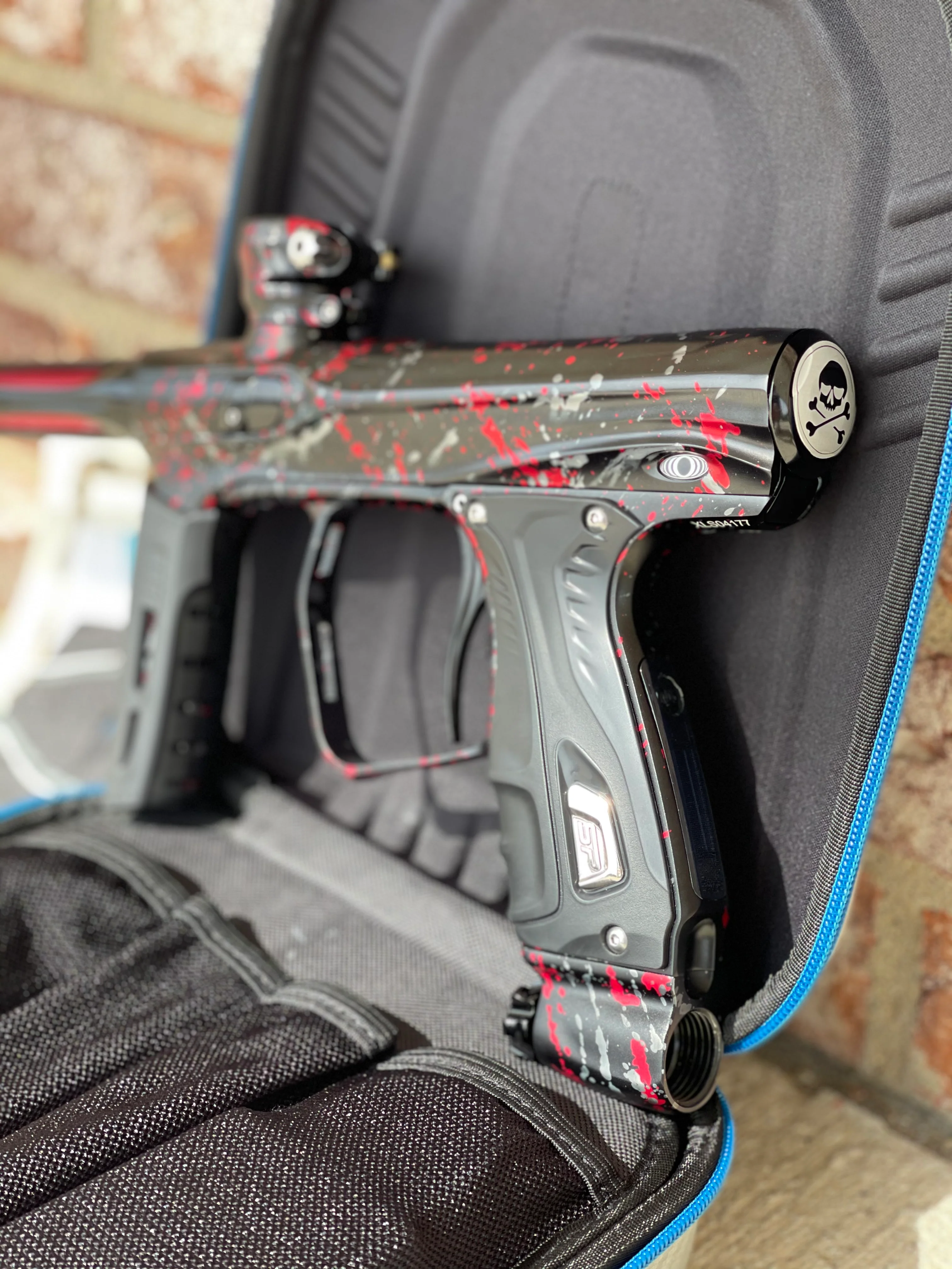 Used Shocker XLS Paintball Gun - Punishers Edition #14 - Image 3