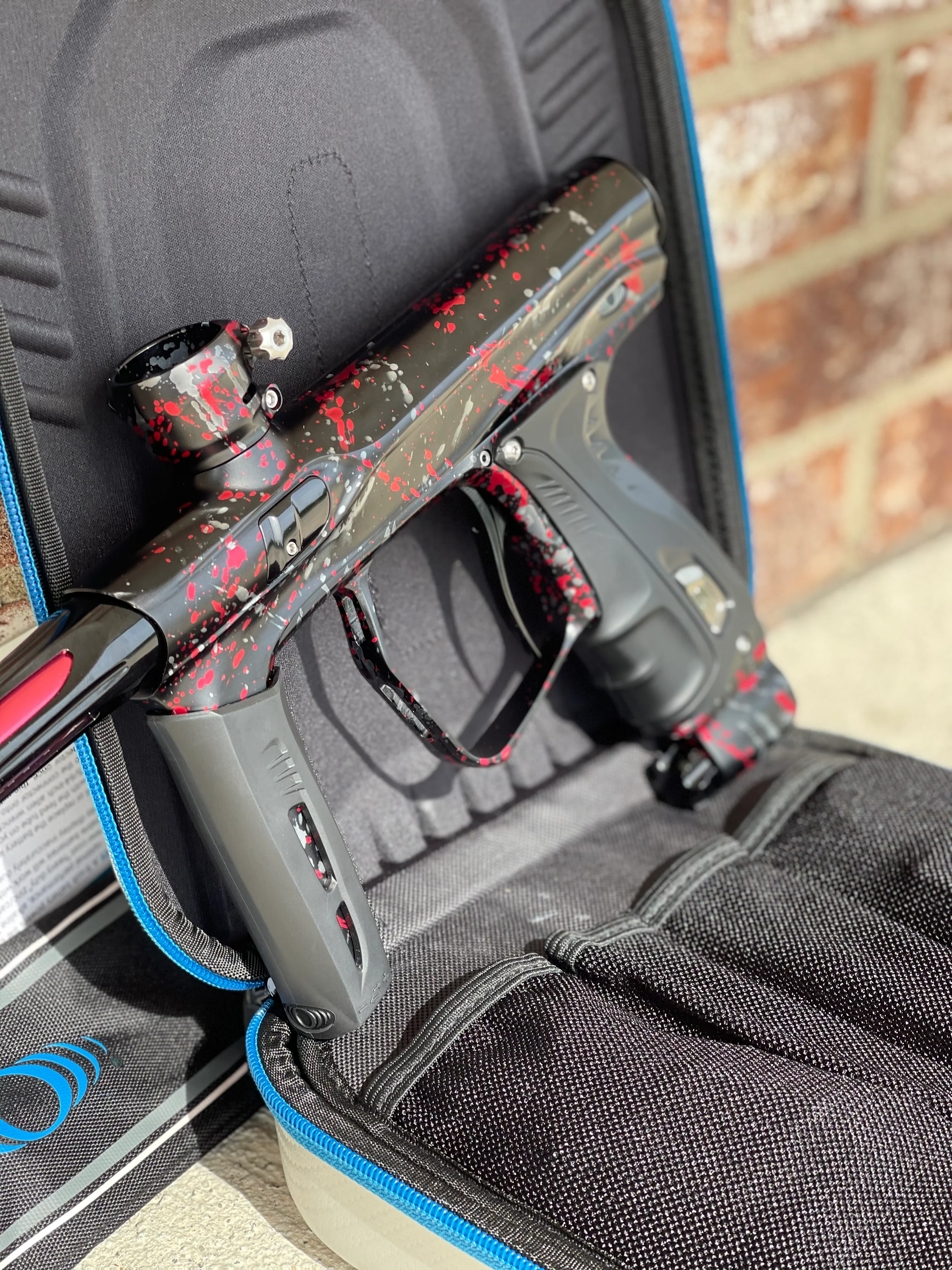 Used Shocker XLS Paintball Gun - Punishers Edition #14 - Image 4