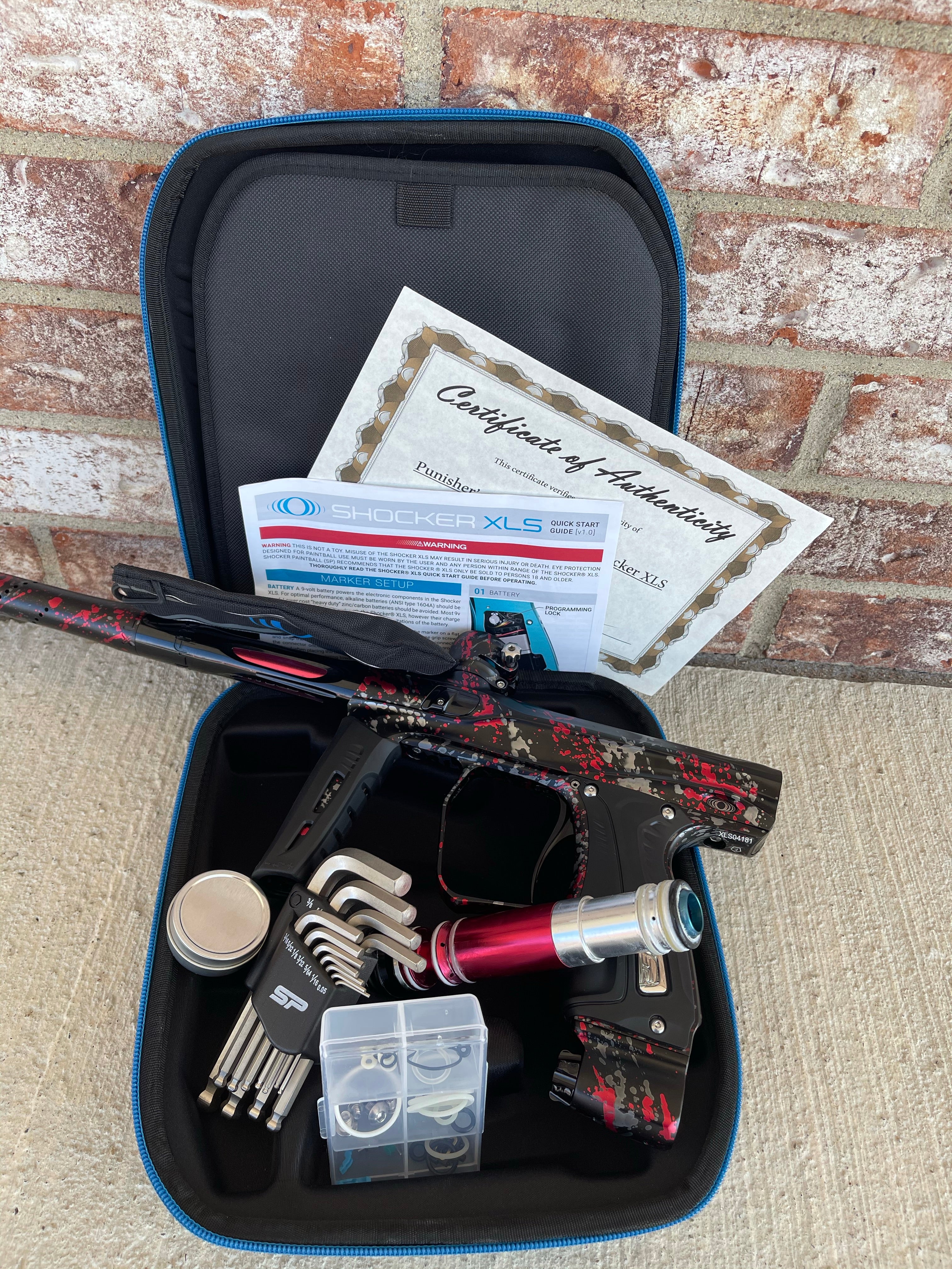 Used Shocker XLS Paintball Gun - Punishers Edition #20 - Image 5