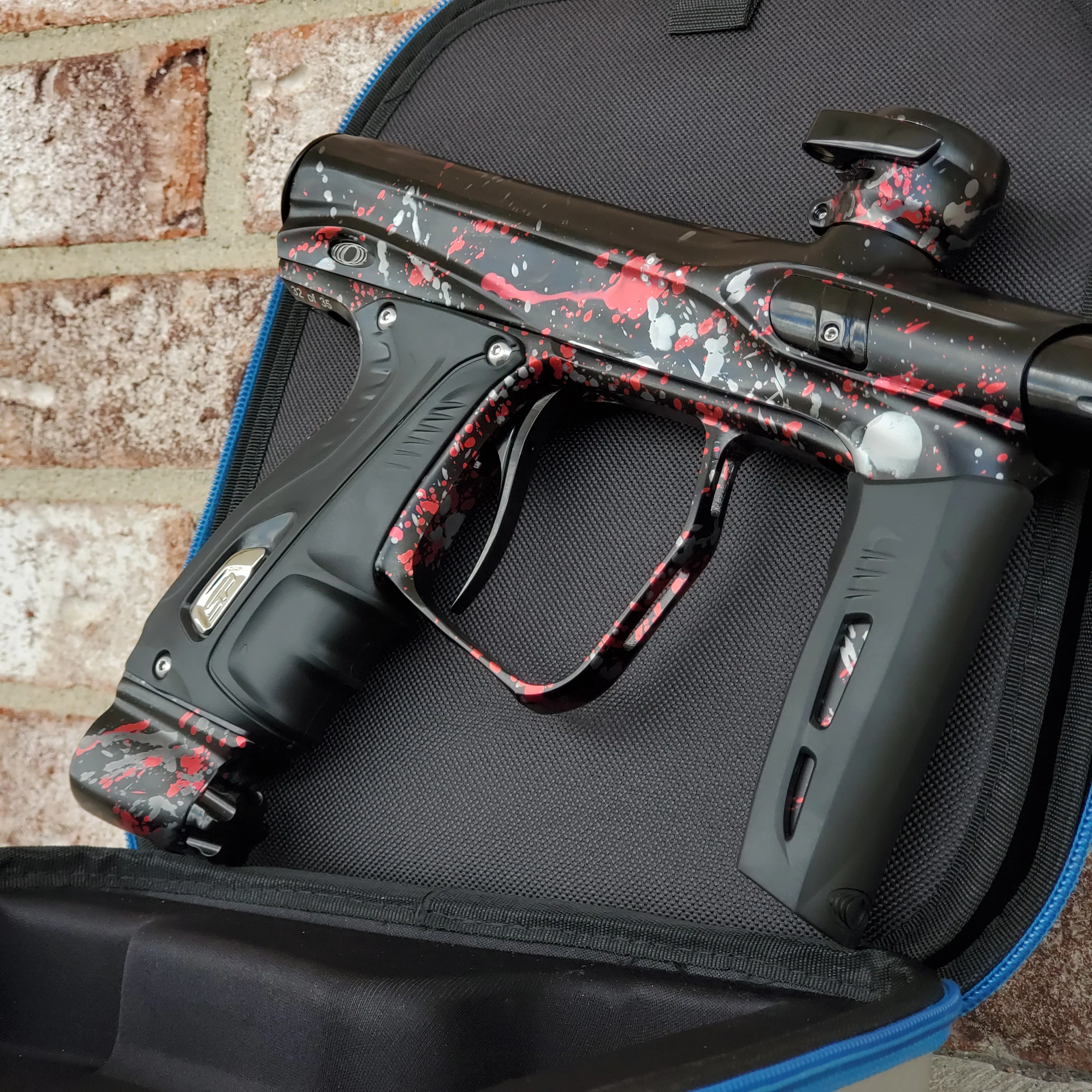Used Shocker XLS Paintball Gun - Punishers Edition #32 - Image 2