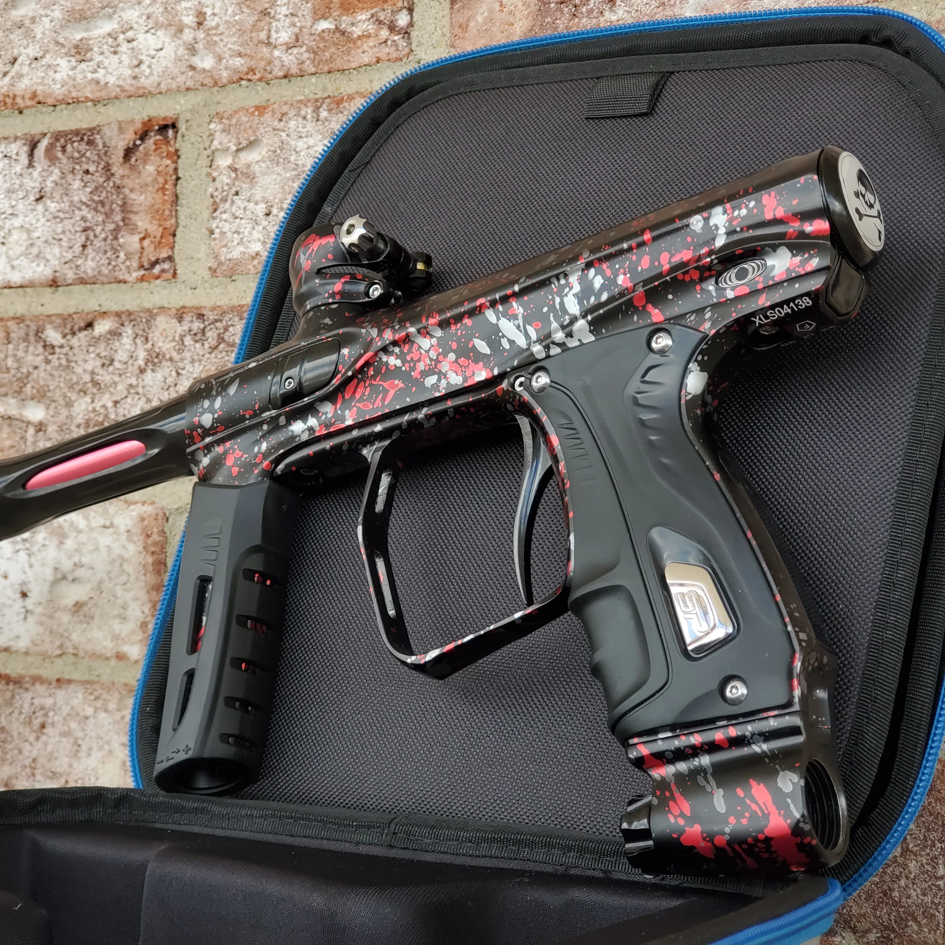 Used Shocker XLS Paintball Gun - Punishers Edition #32 - Image 3