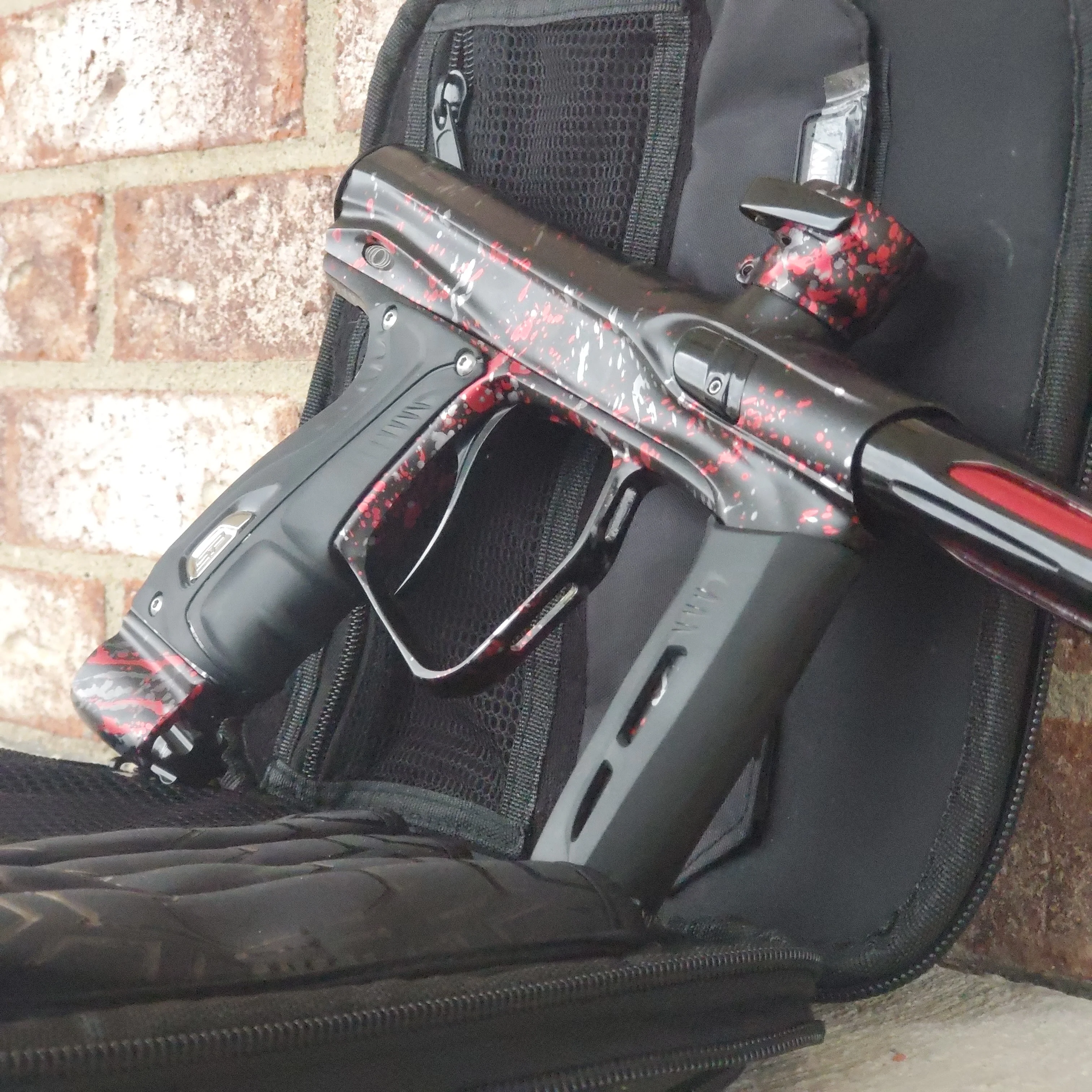 Used Shocker XLS Paintball Gun - Punishers Edition #4 - Image 2
