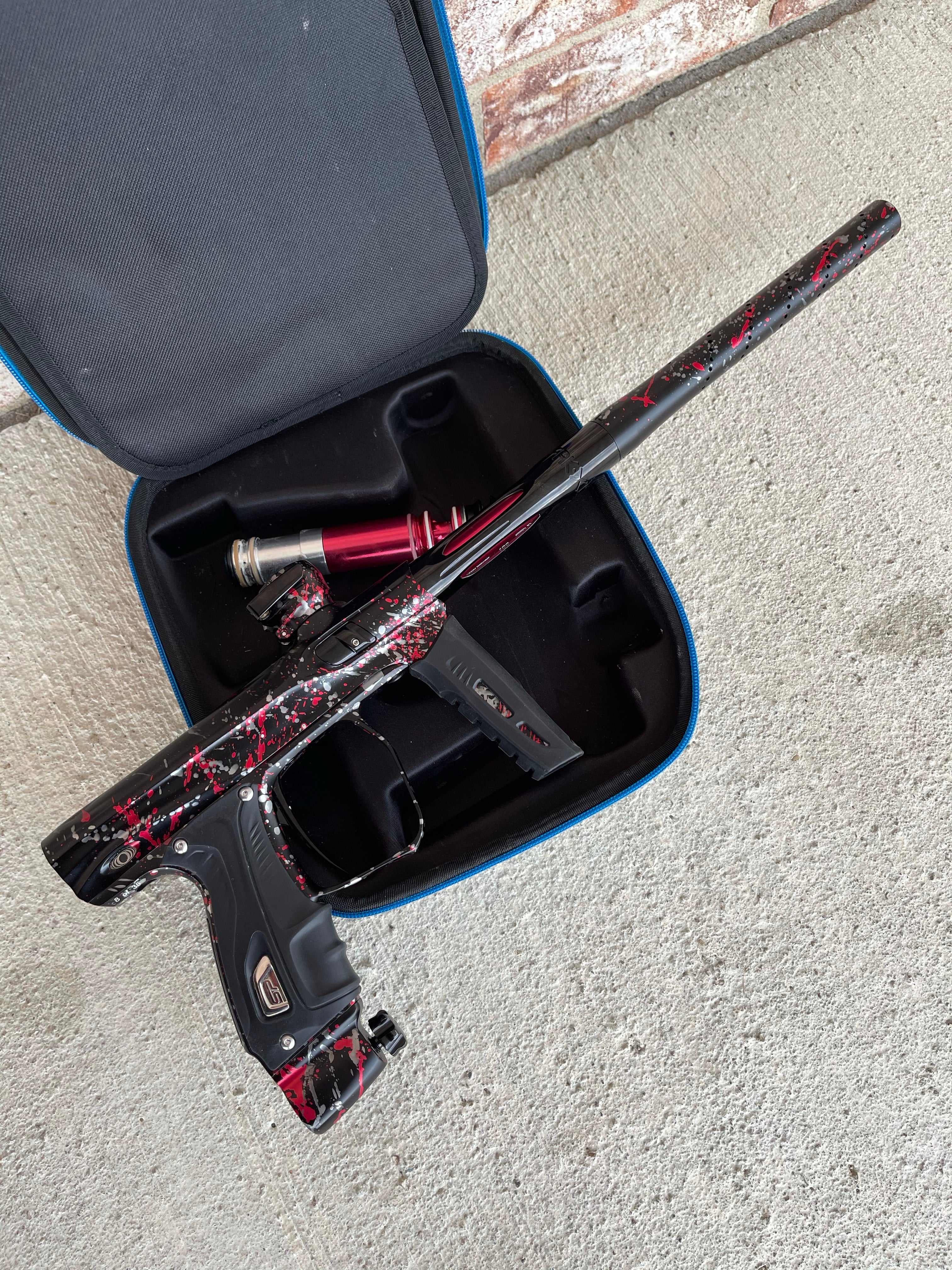 Used Shocker XLS Paintball Gun - Punishers Edition #8 - w/ Adrenaline CVO Frame - Image 10