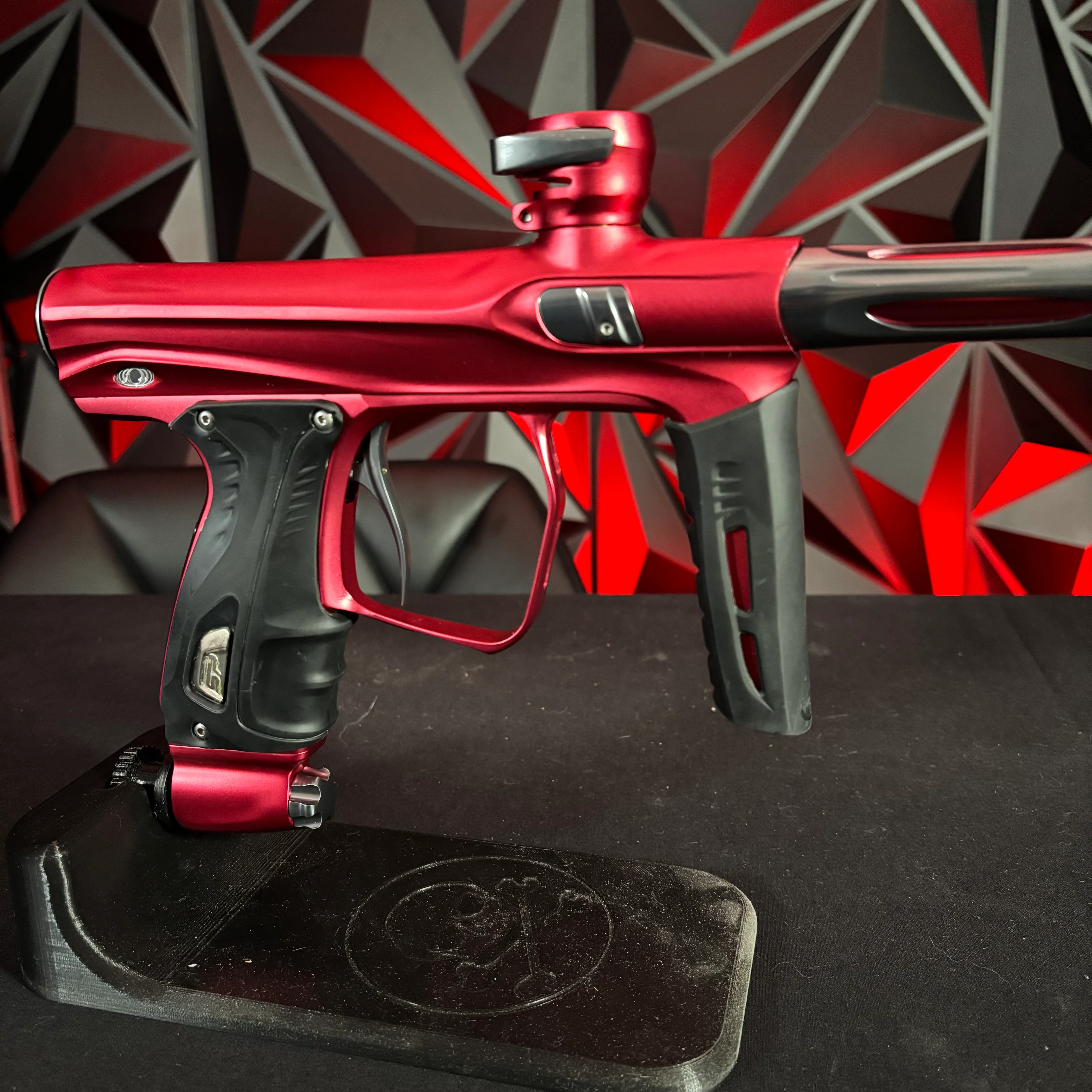Used Shocker XLS Paintball Gun - Red/Pewter - Image 3