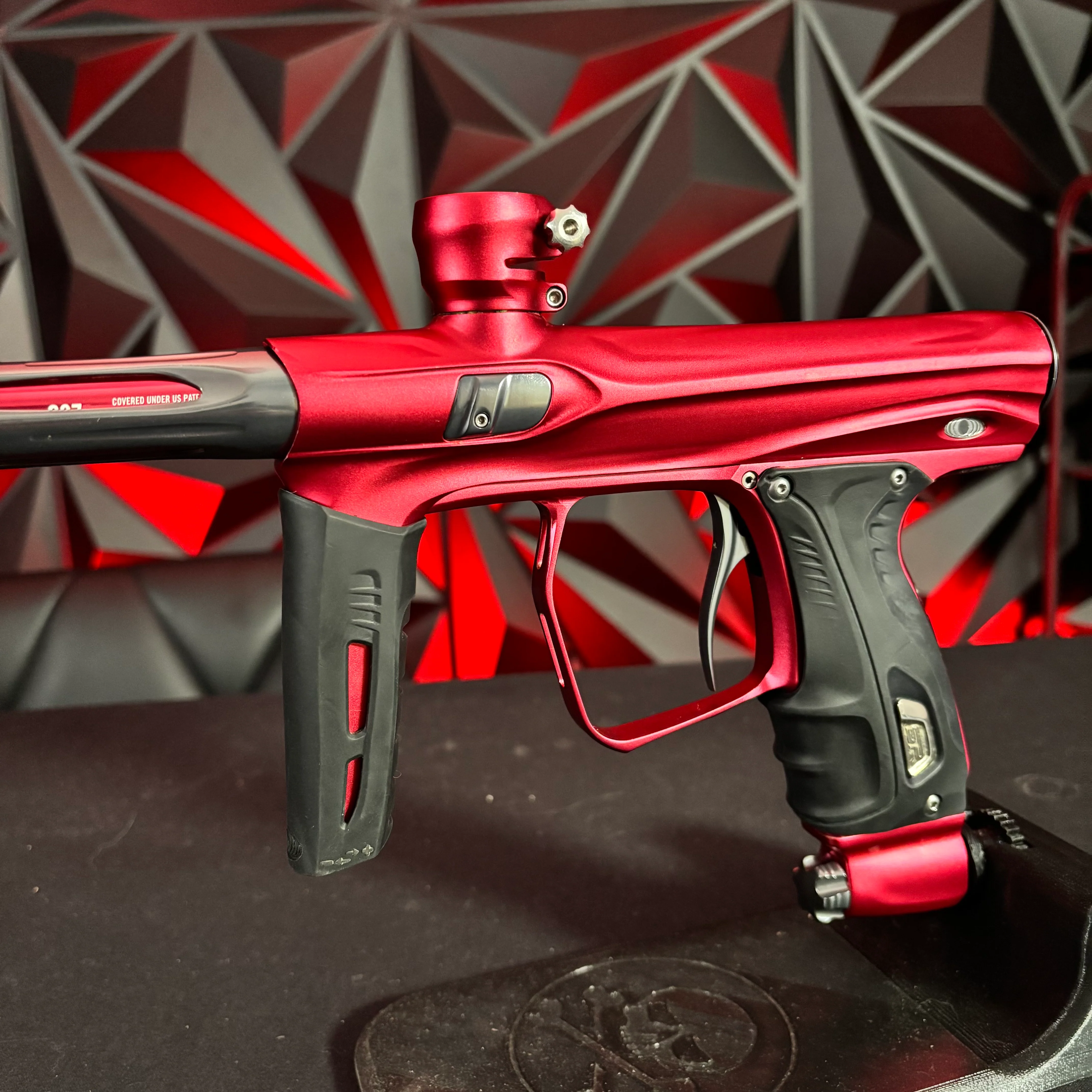 Used Shocker XLS Paintball Gun - Red/Pewter - Image 5