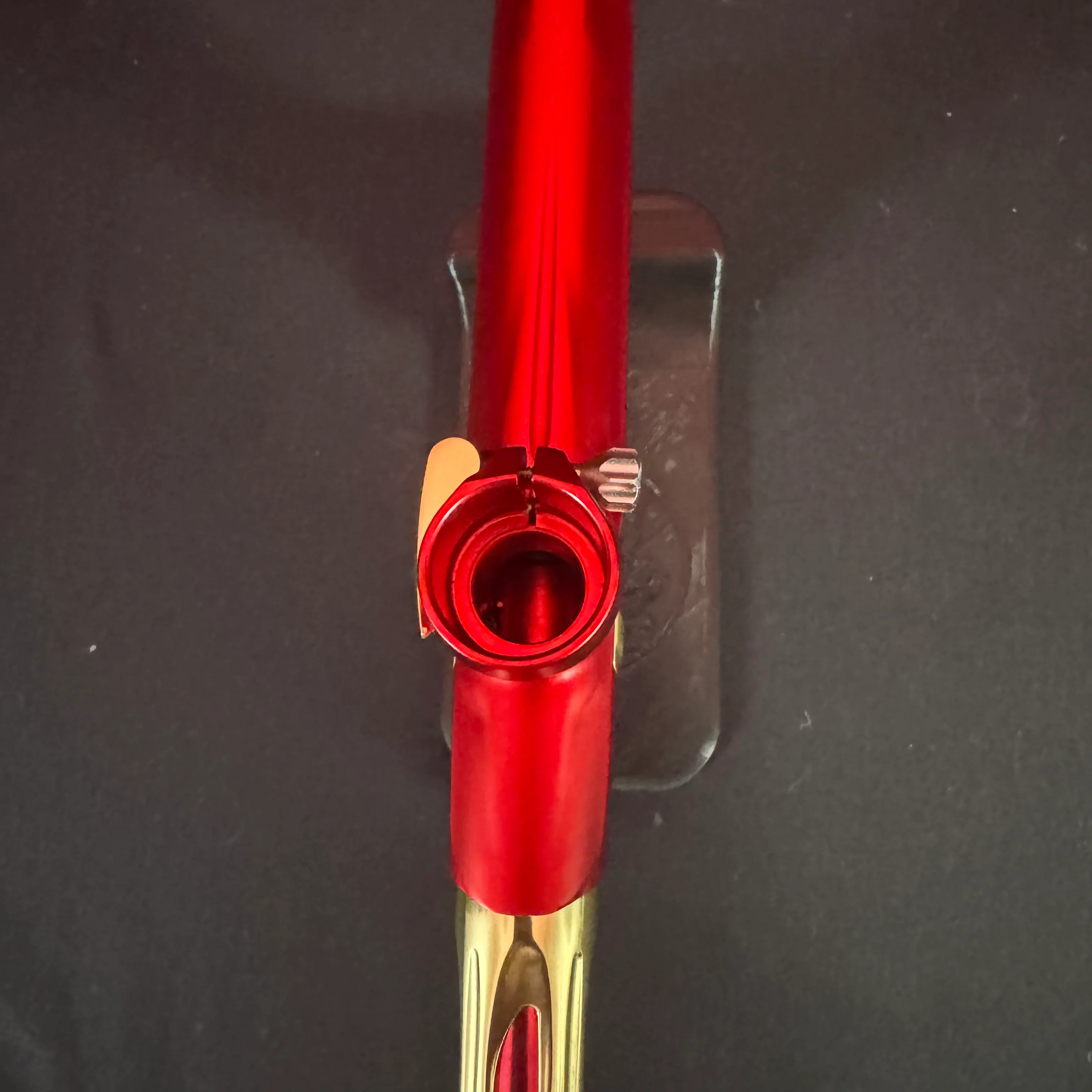Used Shocker XLS Paintball Gun - Red/Gold - Image 9