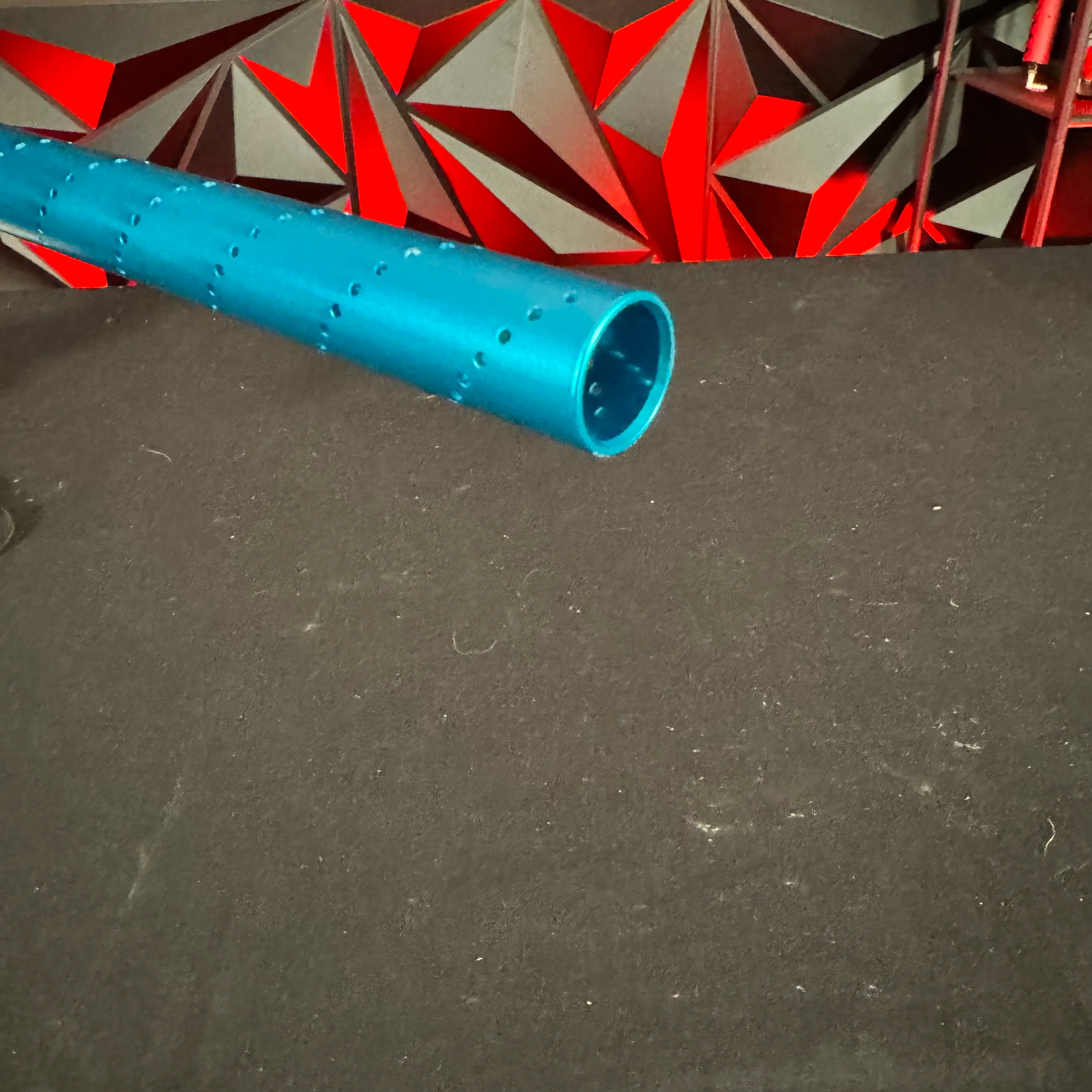 Used Shocker XLS Paintball Gun - Teal/Silver w/White Grip Kit - Image 10