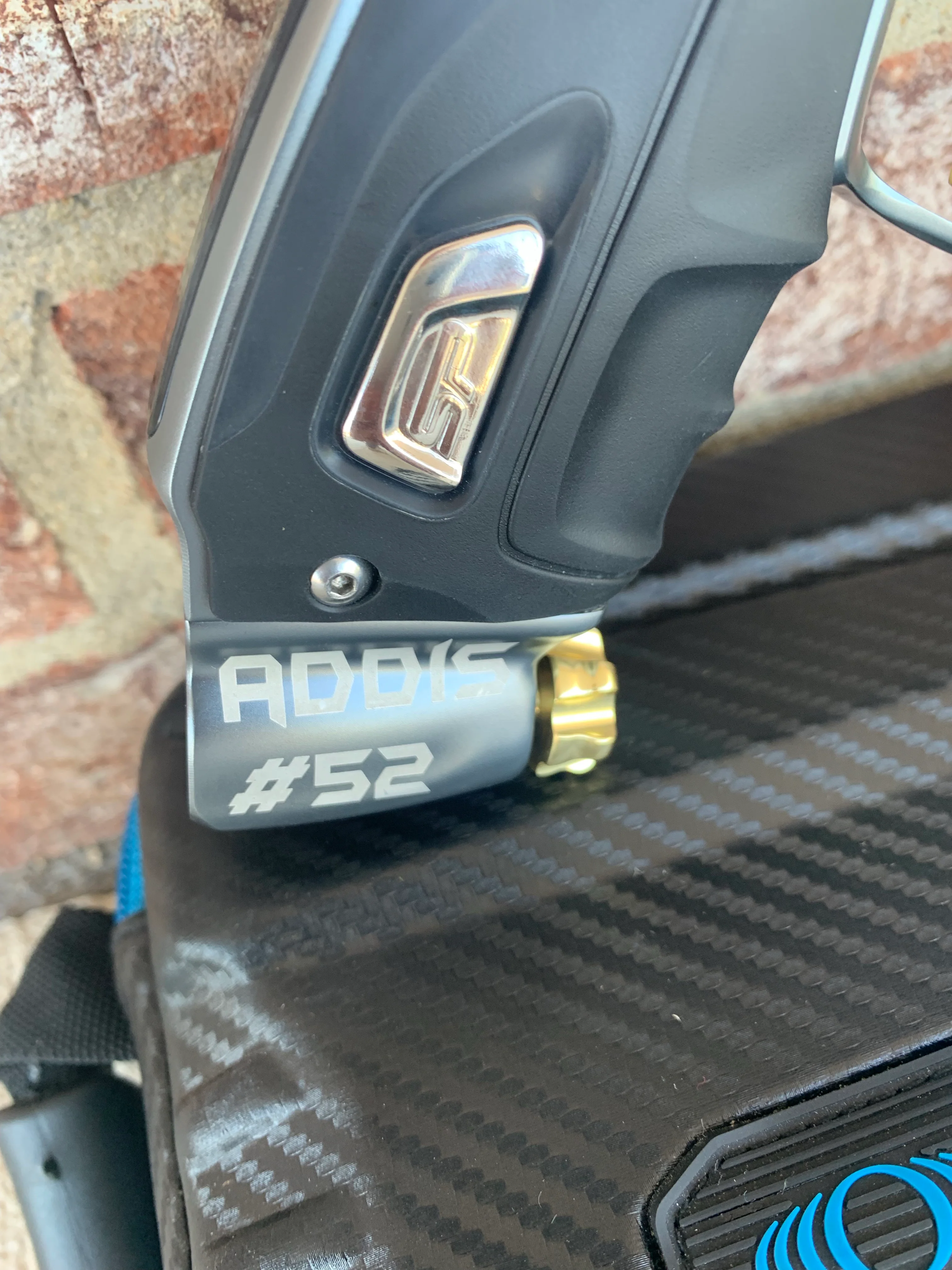 Used Shocker XLS Paintball Marker- Gray/Gold - Image 5