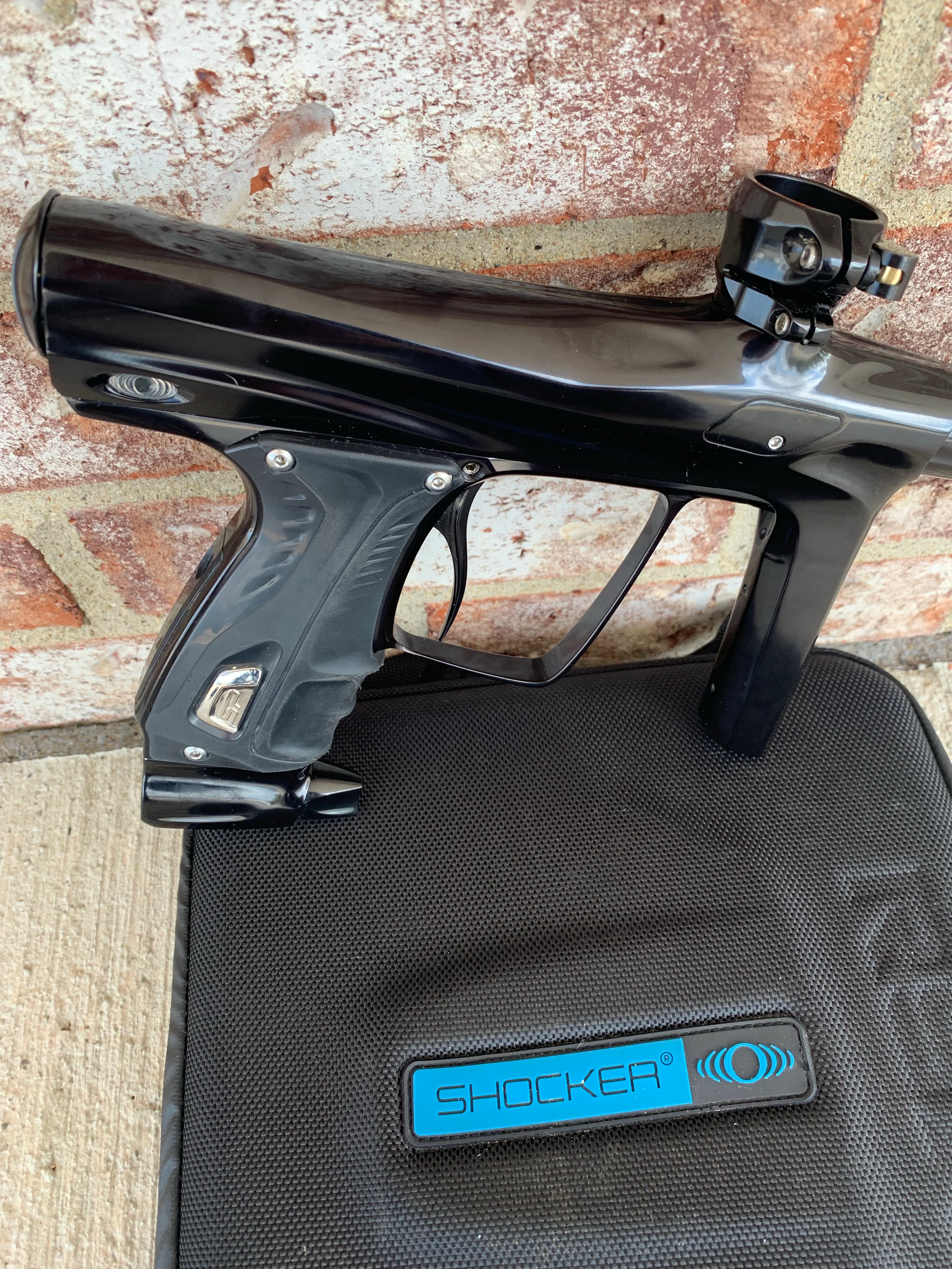 Used Smart Parts Shocker RSX Paintball Marker- Black - Image 2