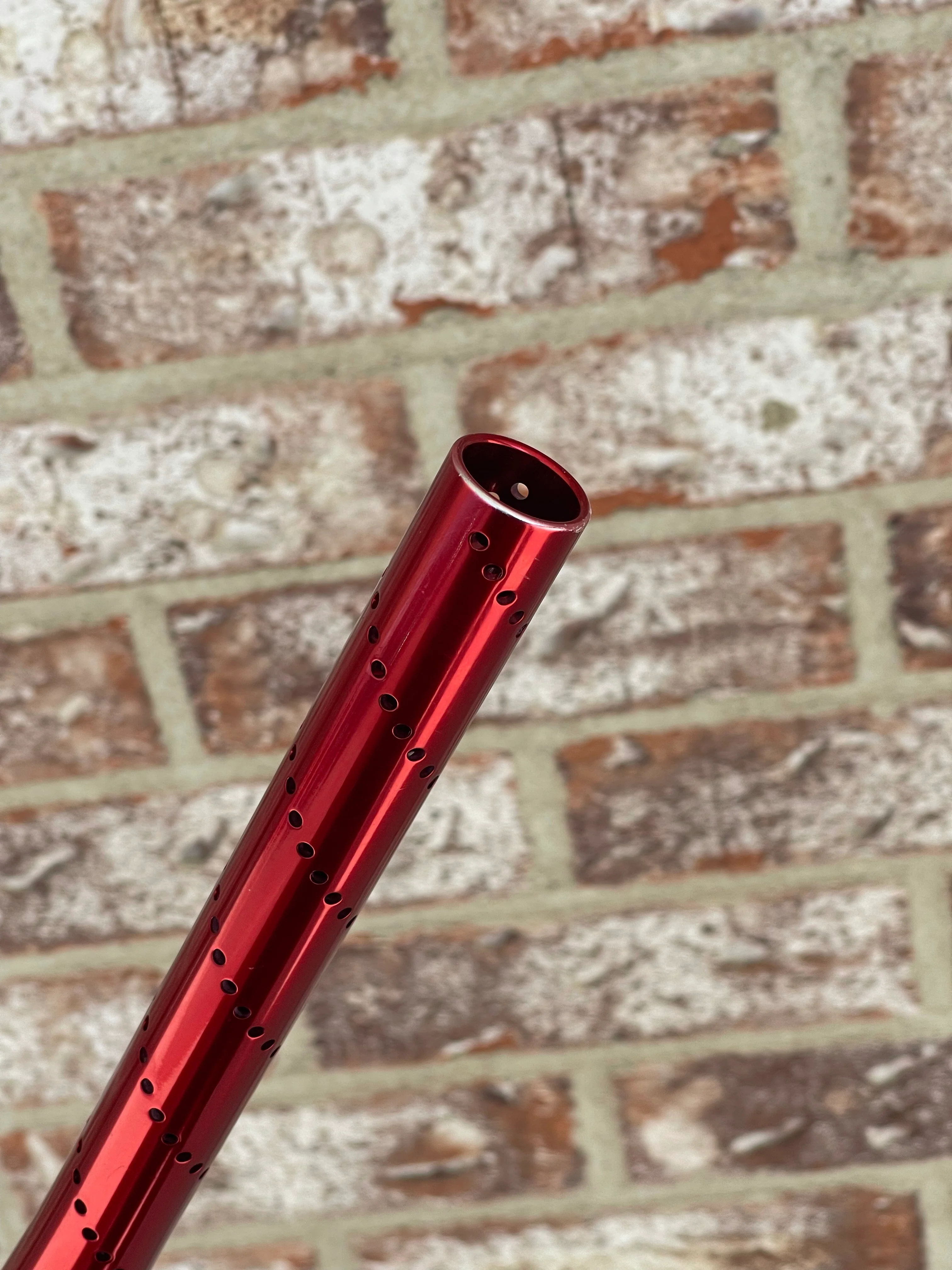 Used Smart Parts Shocker RSX Paintball Marker- Gloss Black w/Red Accents and Red/Black Swirl Exalt Front Grip - Image 6