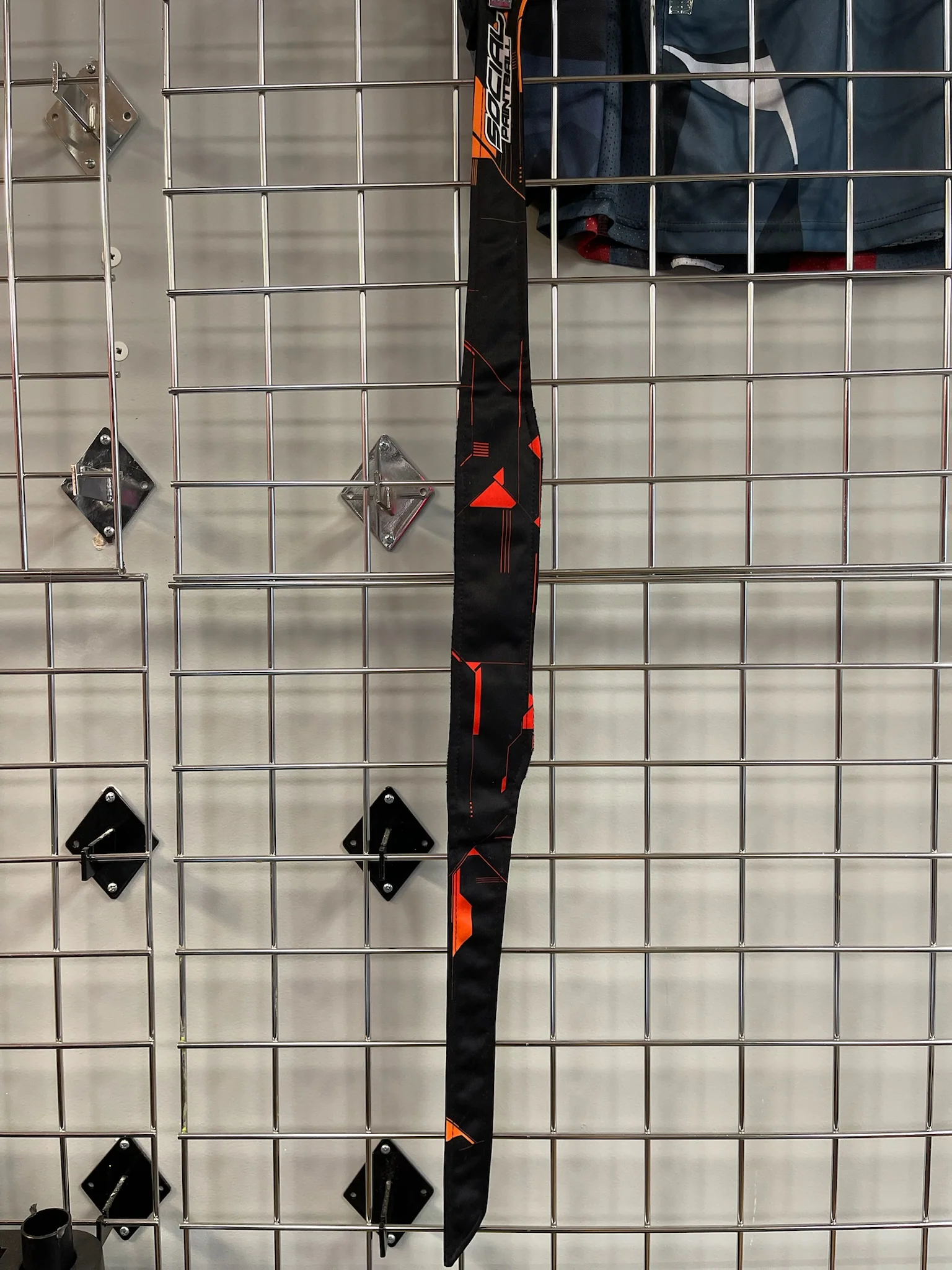 Used Social Paintball Headband - Black/Red Techno - Image 2