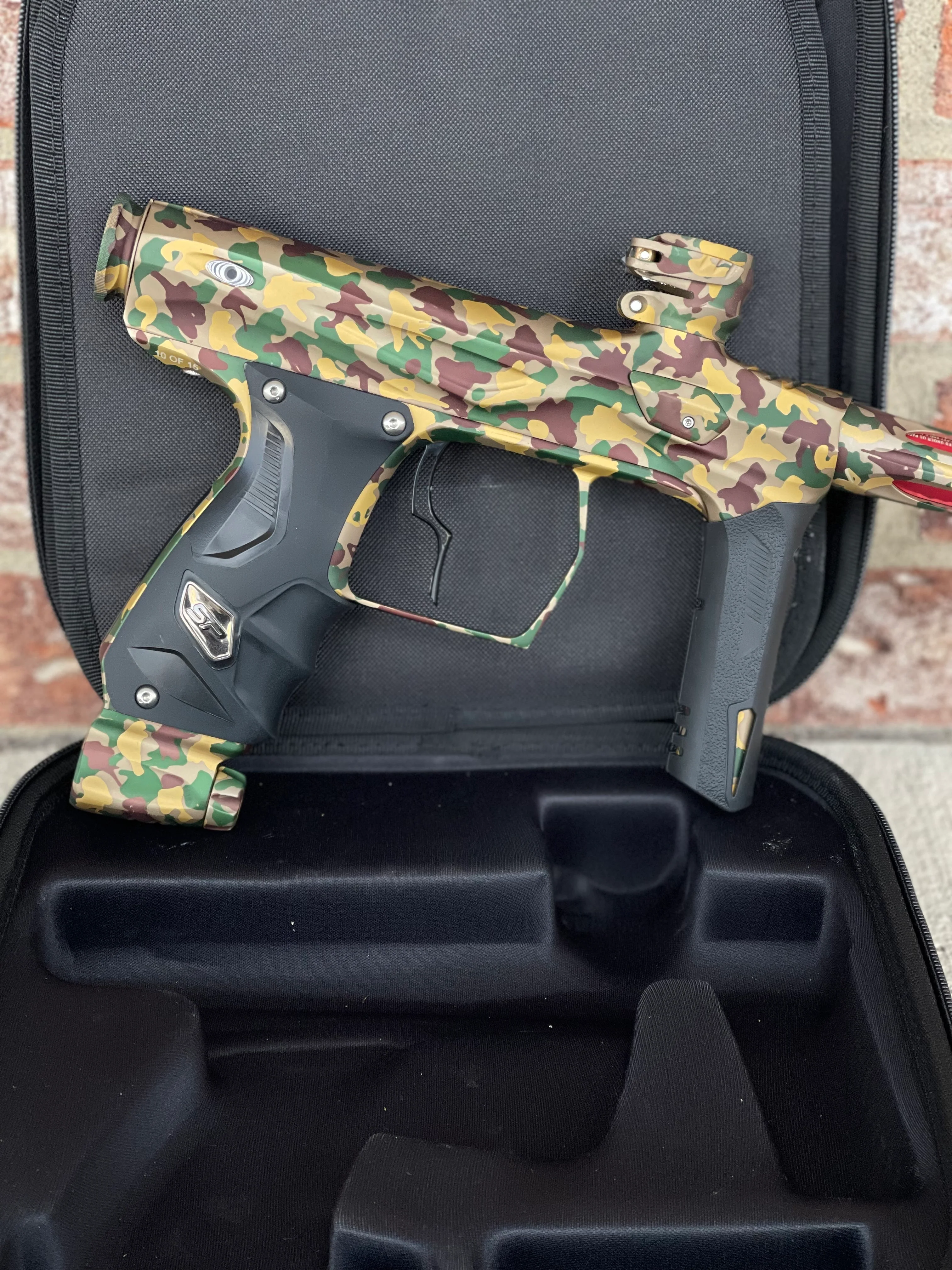 Used SP Shocker Amp Paintball Gun - LE Woodland Camo #10 - Image 5