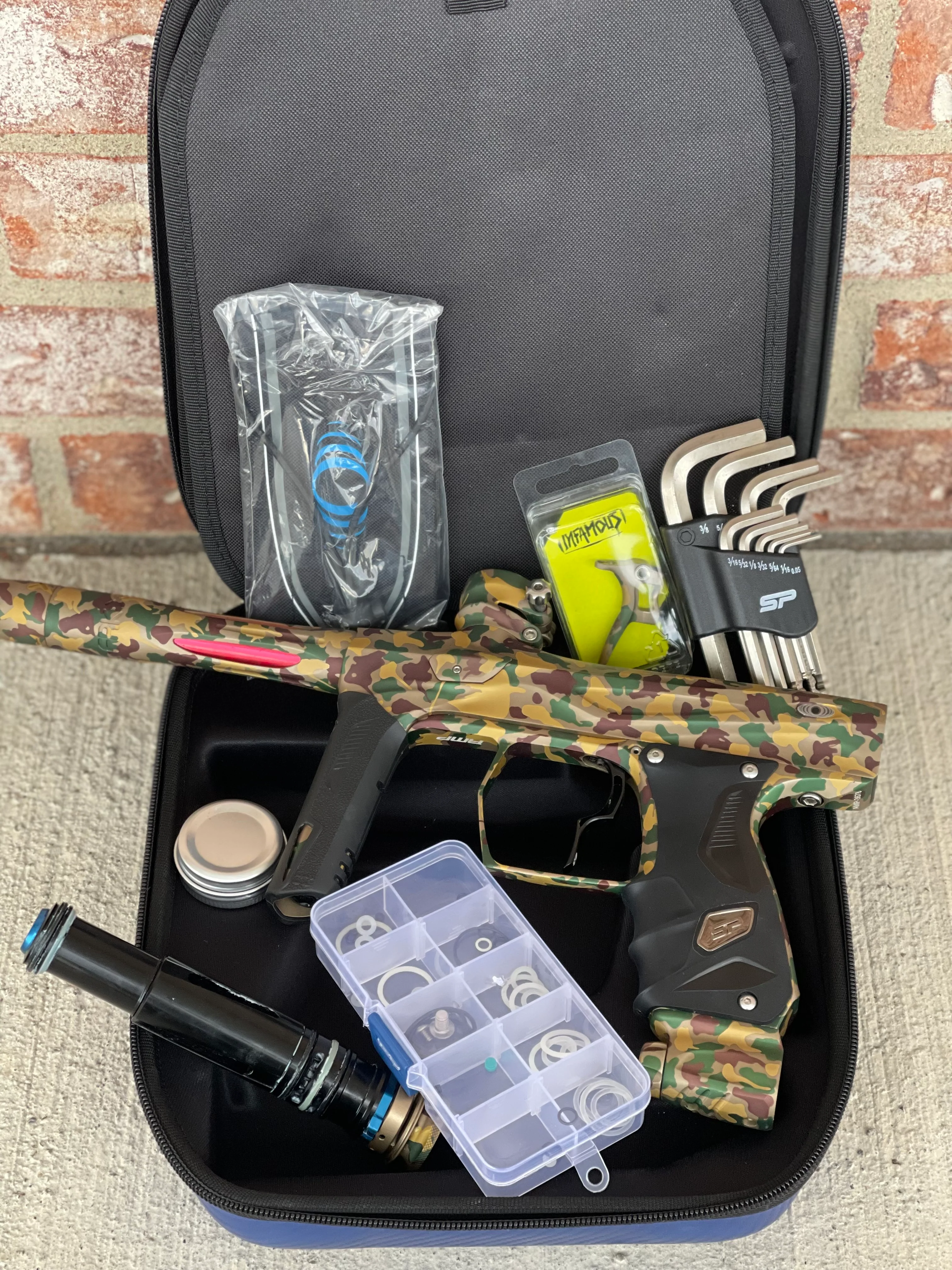 Used SP Shocker Amp Paintball Gun - LE Woodland Camo #10 - Image 7
