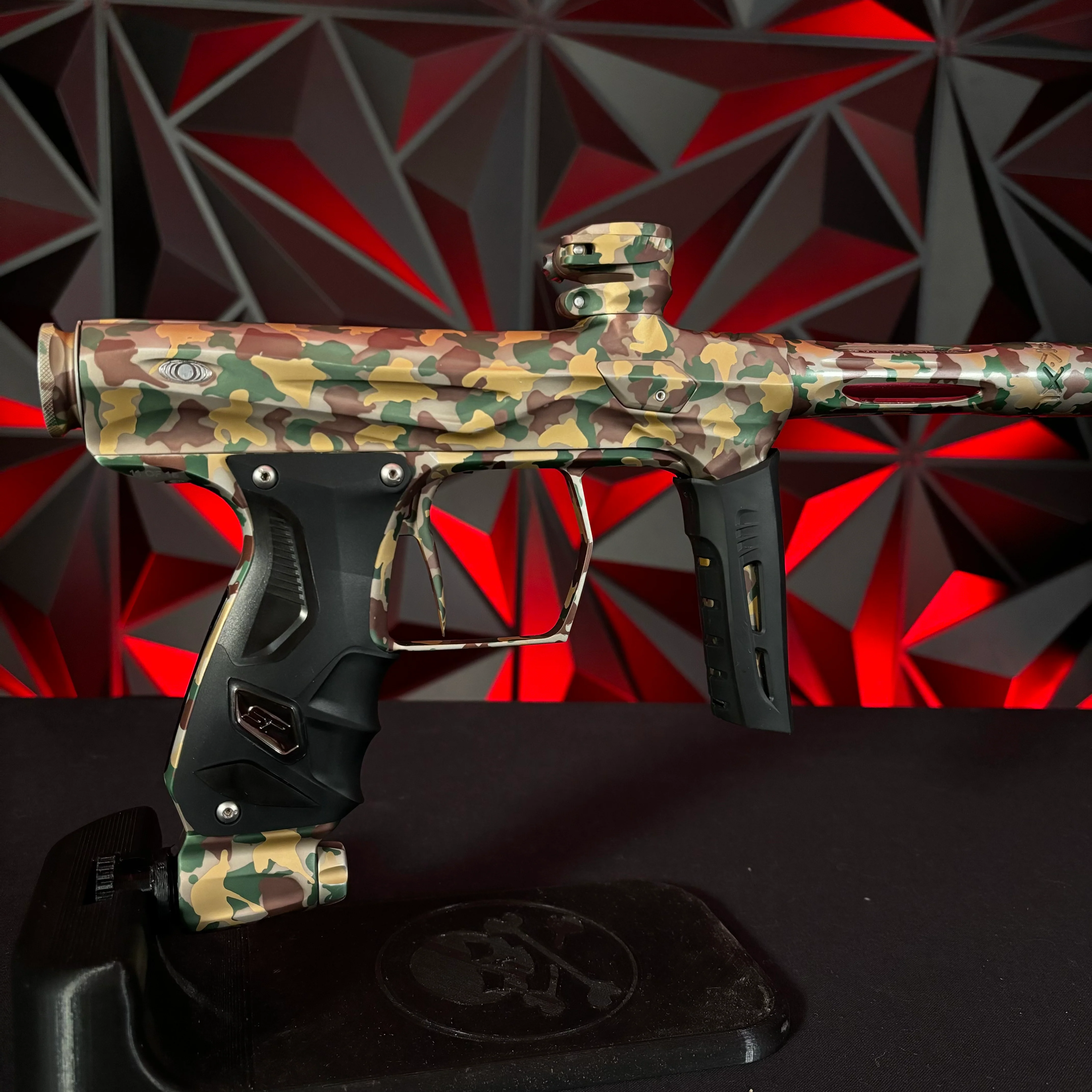 Used Shocker Amp Paintball Gun - LE Woodland Camo #11 of 15 - Image 2