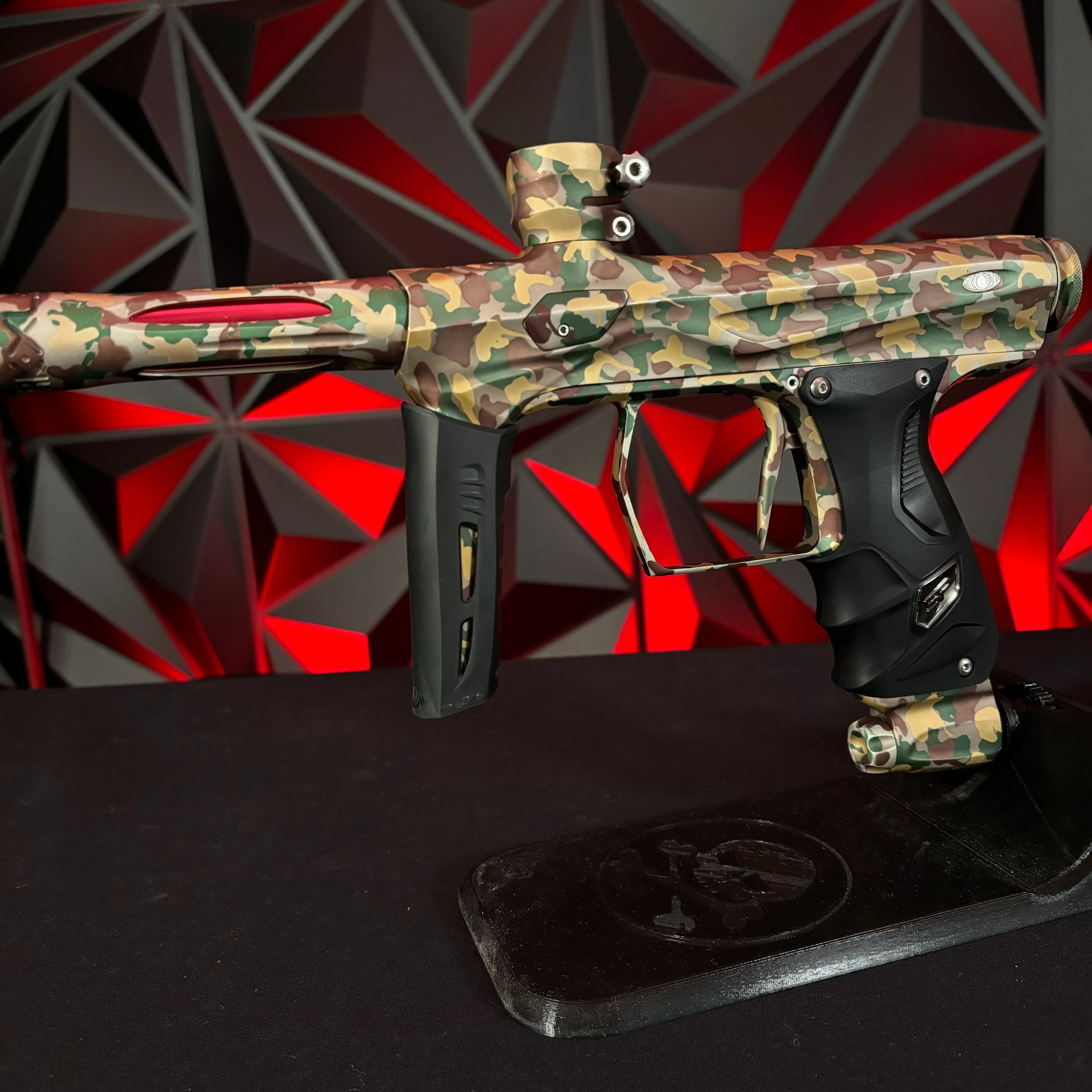 Used Shocker Amp Paintball Gun - LE Woodland Camo #11 of 15 - Image 5