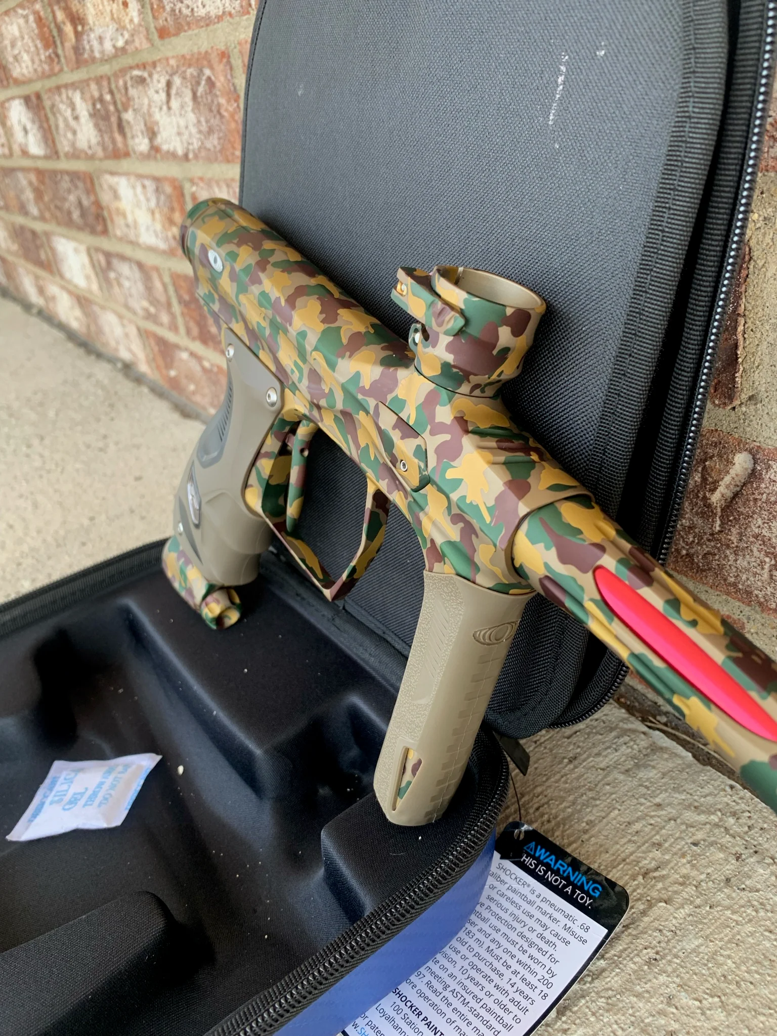 Used SP Shocker Amp Paintball Gun - LE Woodland Camo #9 - Image 2