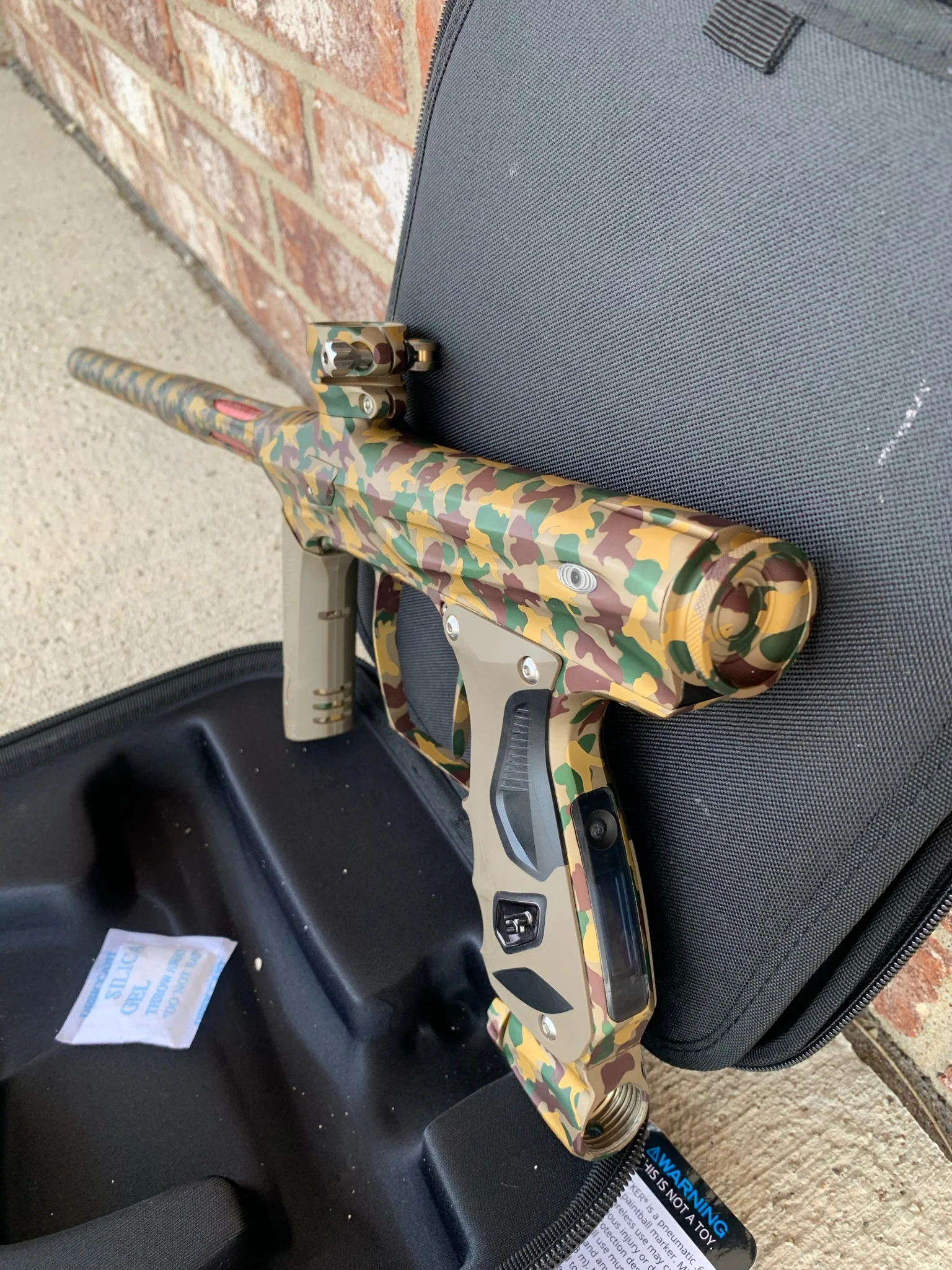 Used SP Shocker Amp Paintball Gun - LE Woodland Camo #9 - Image 3