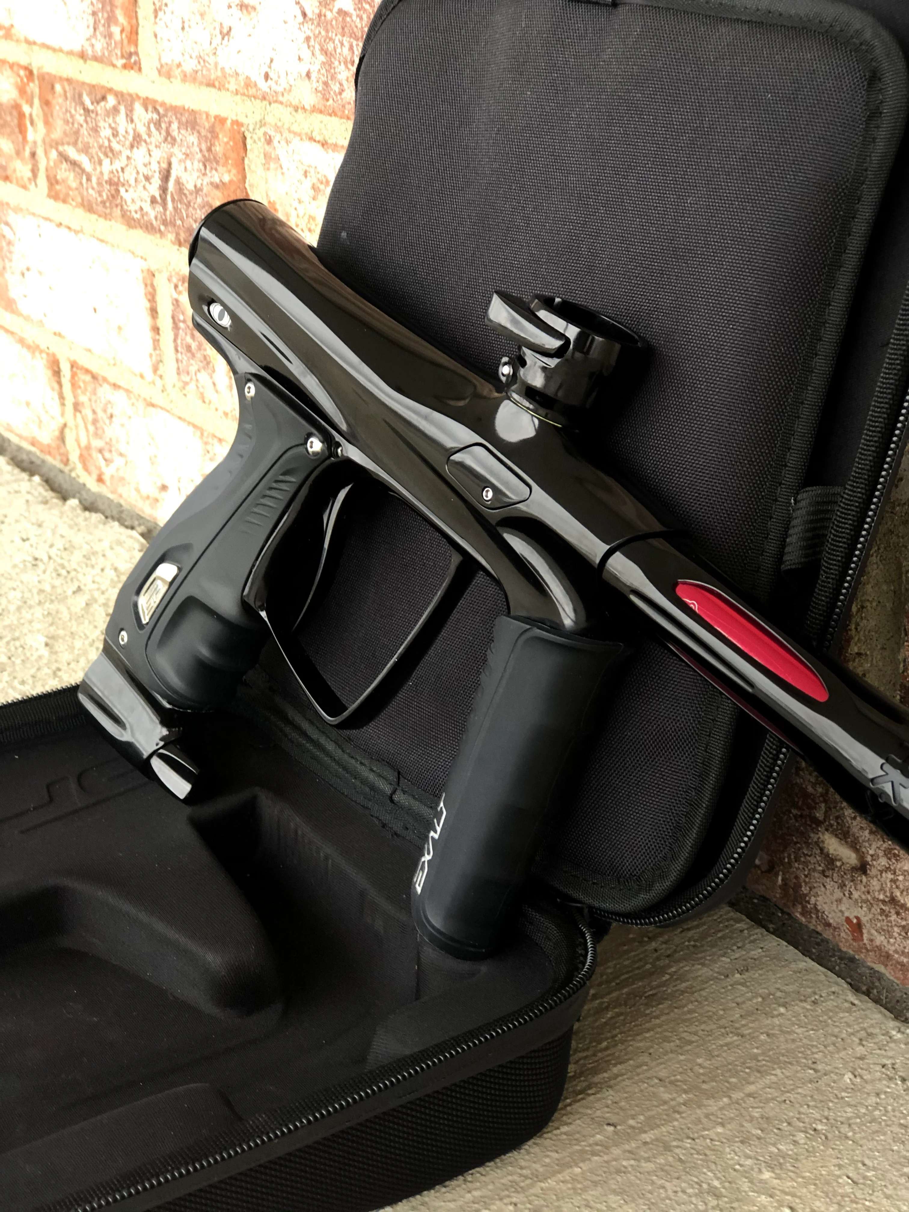 Used SP Shocker RSX Paintball Gun - Gloss Black - Image 2