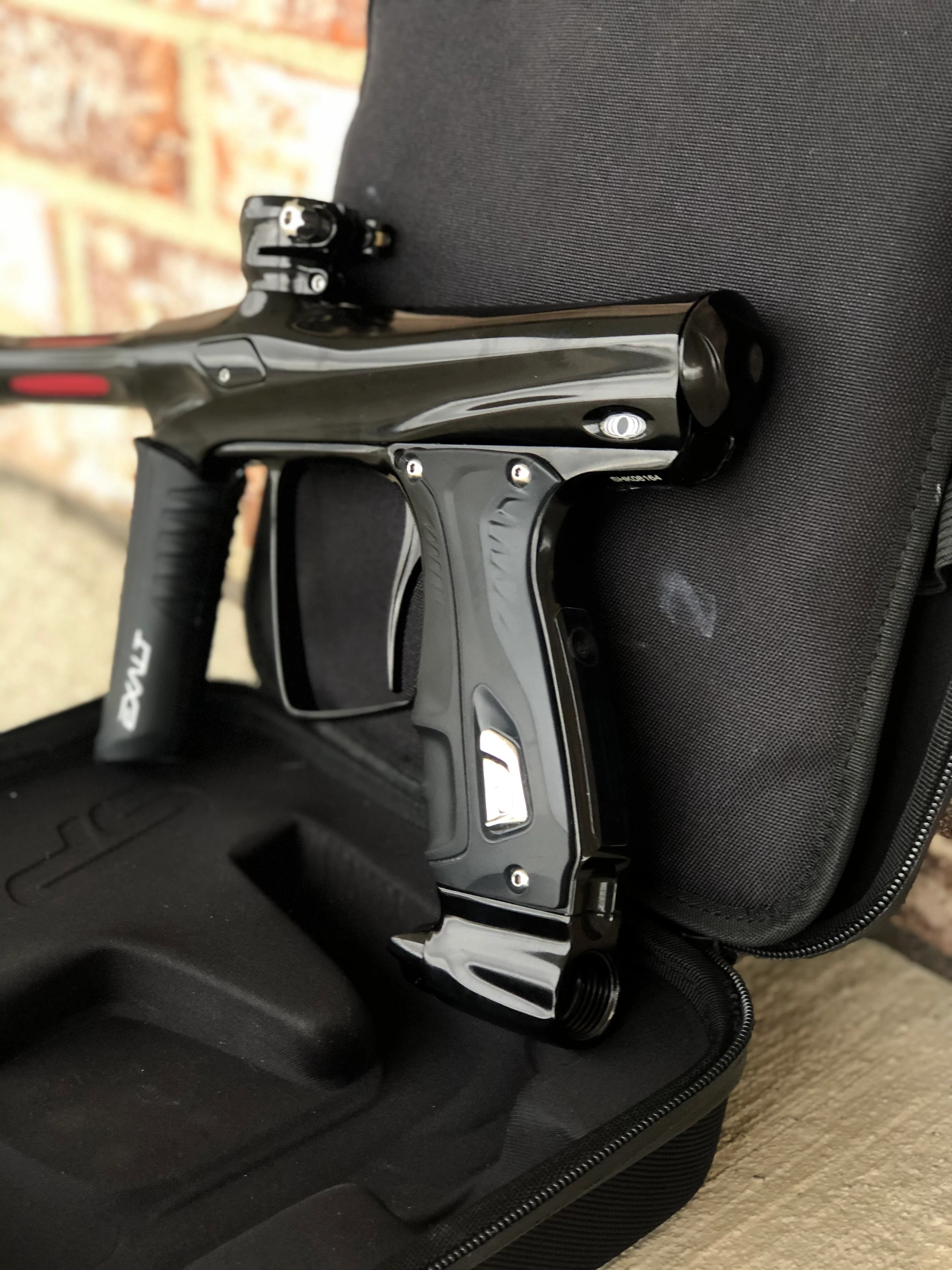 Used SP Shocker RSX Paintball Gun - Gloss Black - Image 3