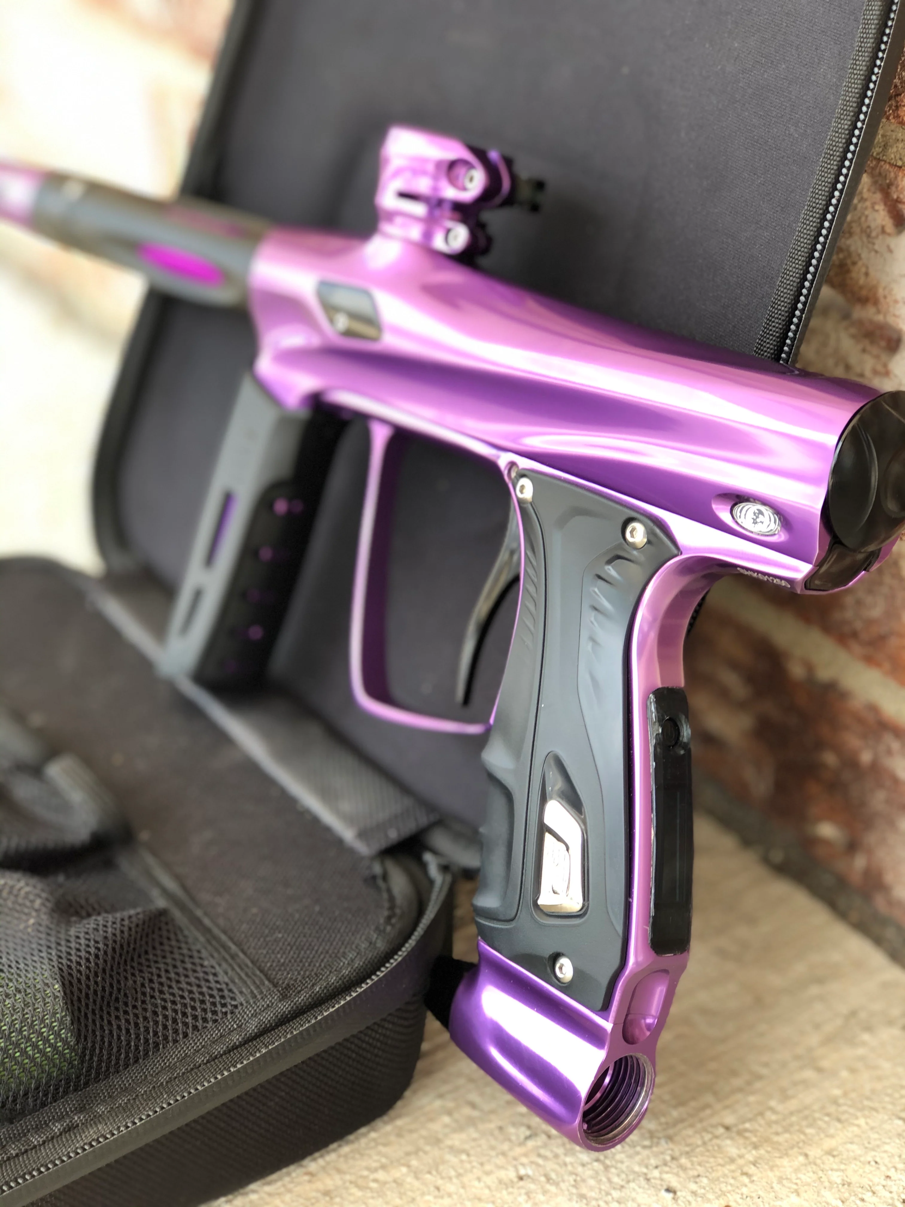 Used SP Shocker RSX Paintball Gun - Gloss Purple - Image 3