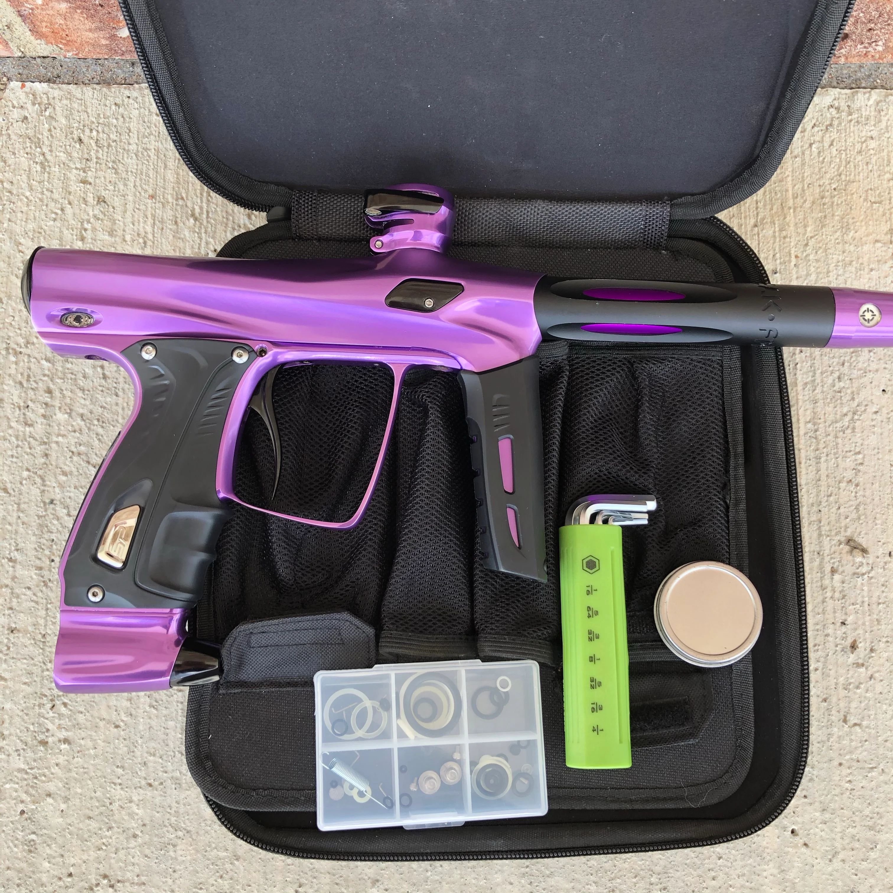 Used SP Shocker RSX Paintball Gun - Gloss Purple - Image 6