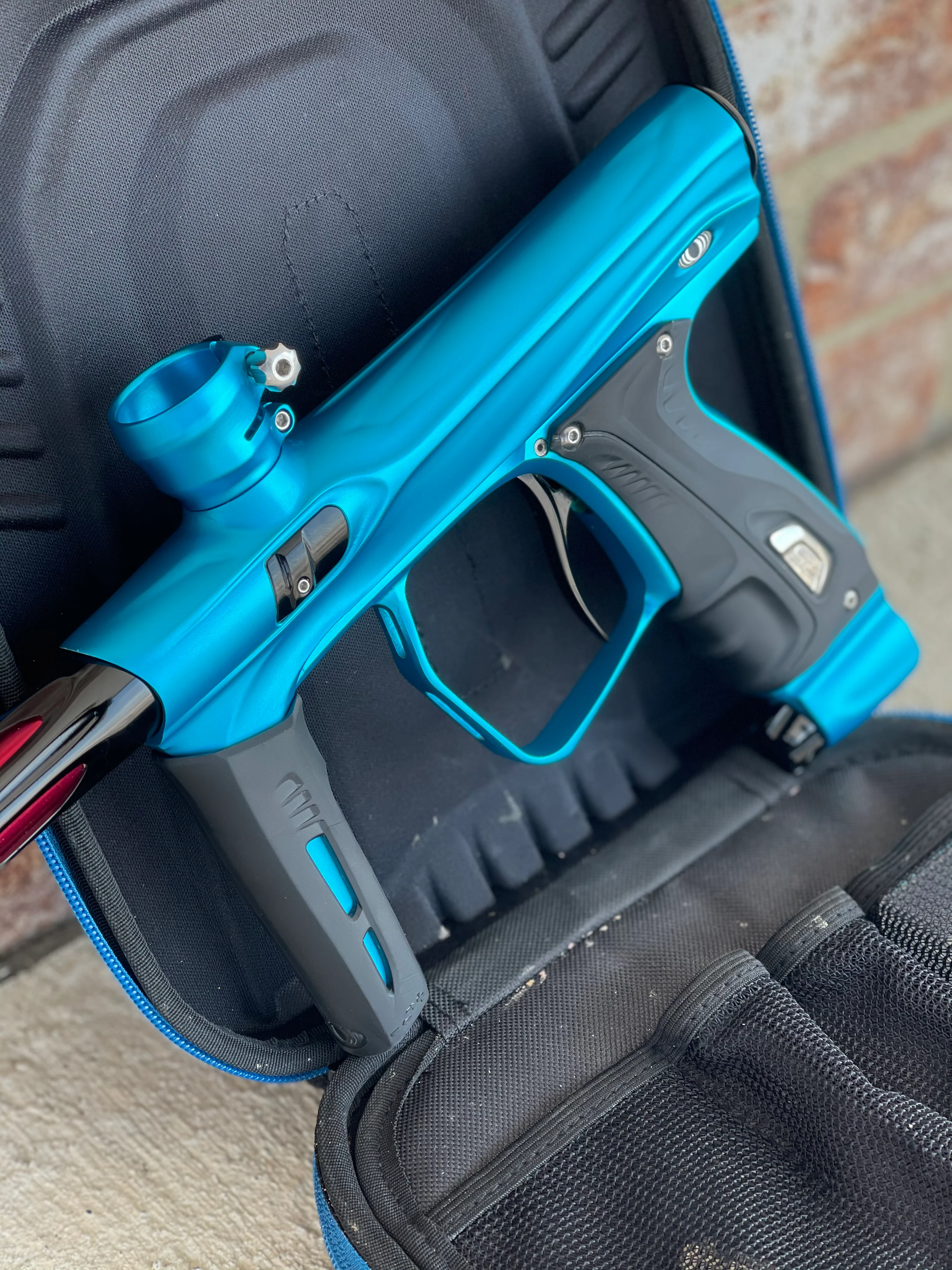 Used SP Shocker XLS Paintball Gun - Dust Blue - Image 4