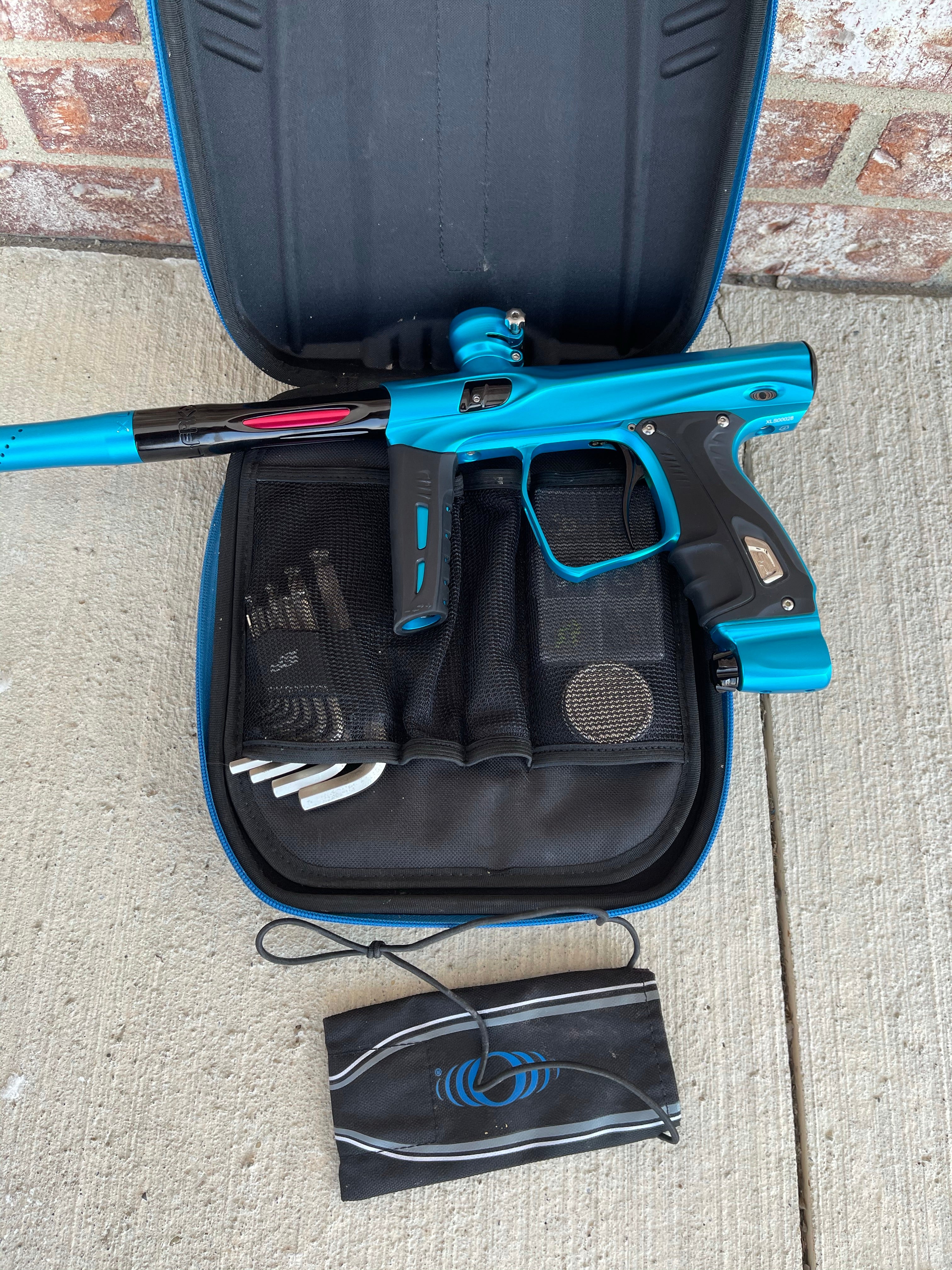 Used SP Shocker XLS Paintball Gun - Dust Blue - Image 5