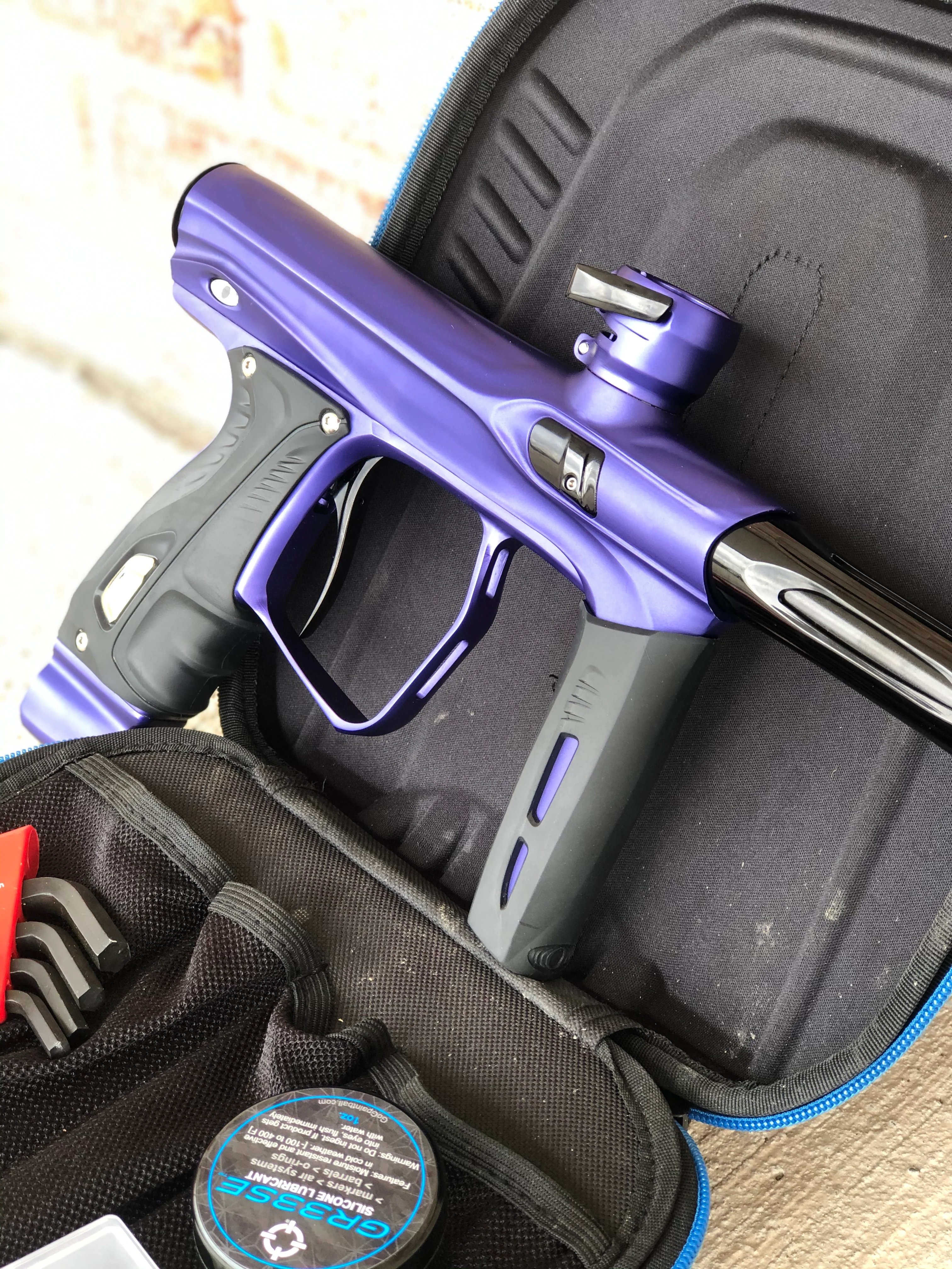 Used SP Shocker XLS Paintball Gun - Dust Purple - Image 2