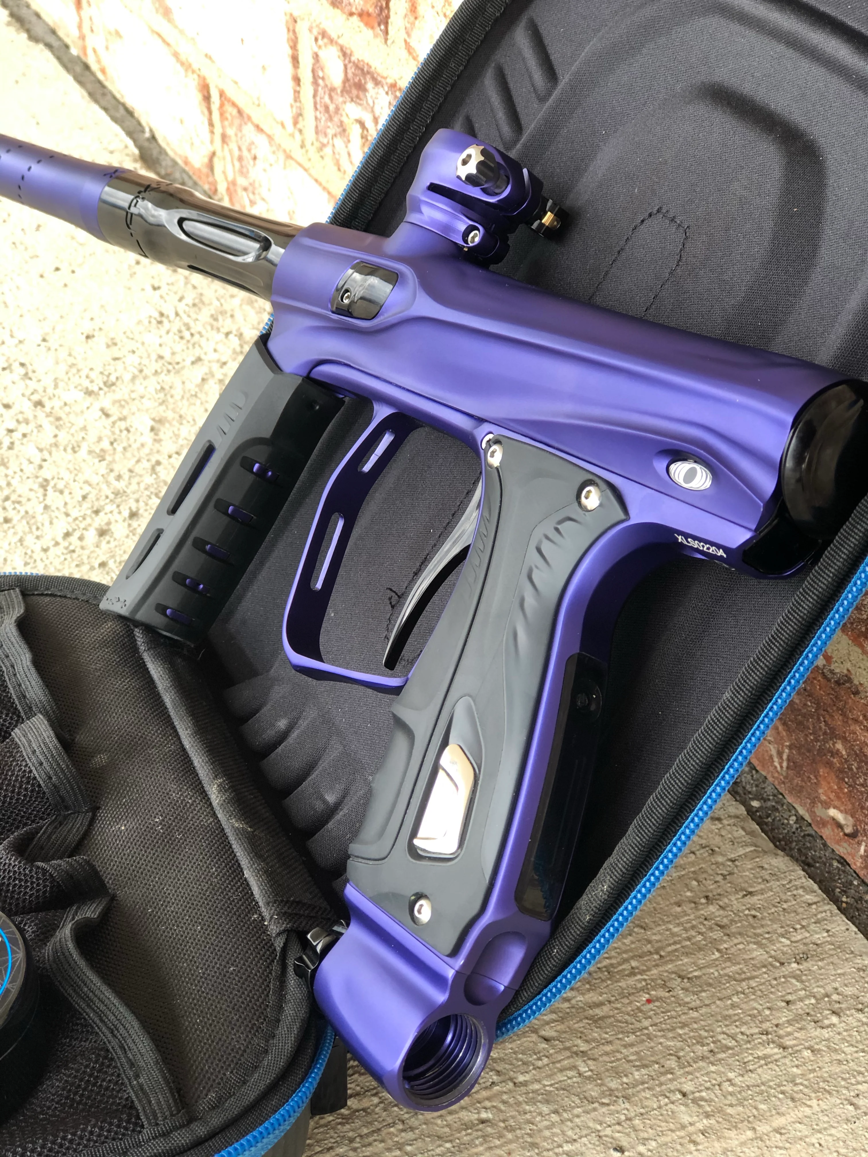 Used SP Shocker XLS Paintball Gun - Dust Purple - Image 3