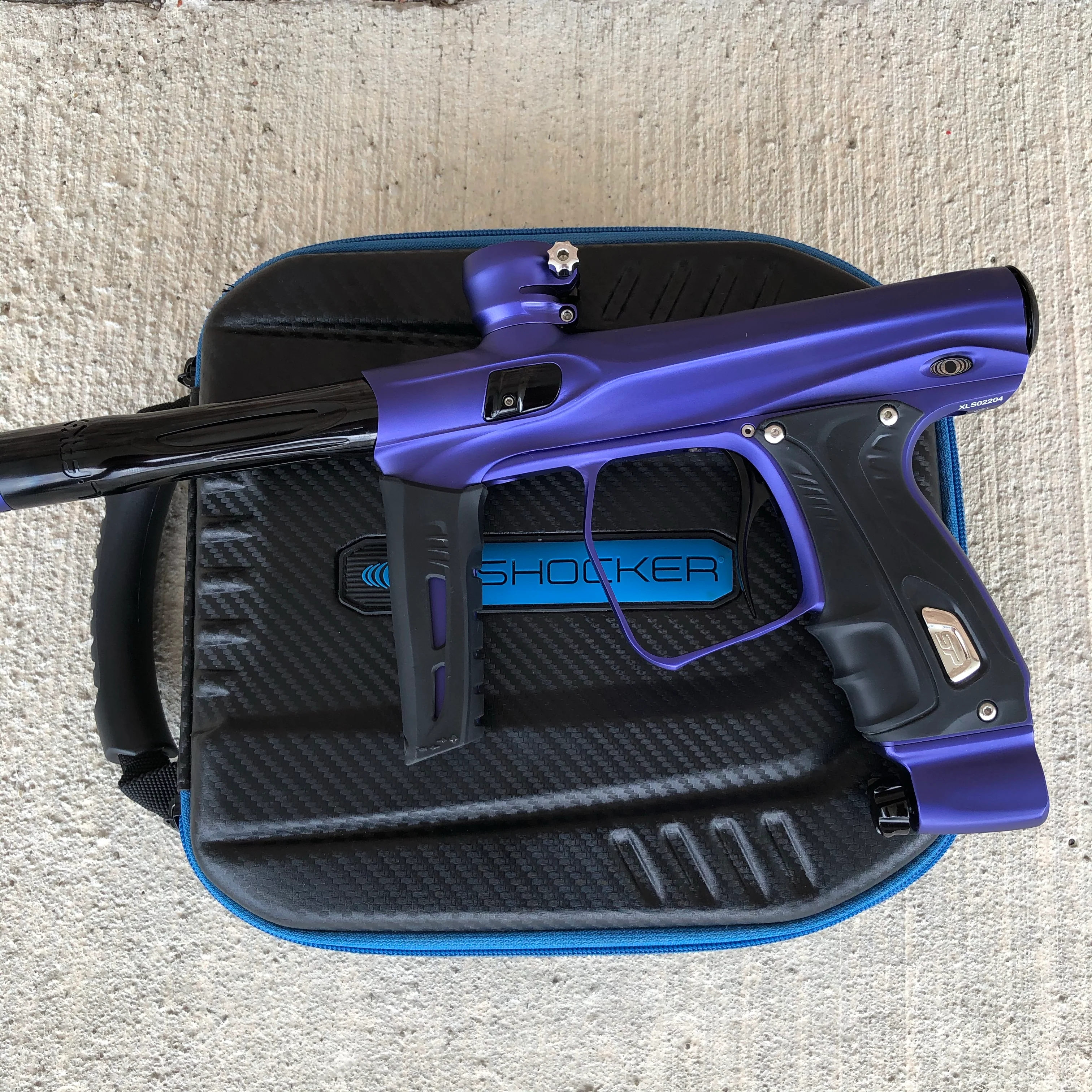 Used SP Shocker XLS Paintball Gun - Dust Purple - Image 9