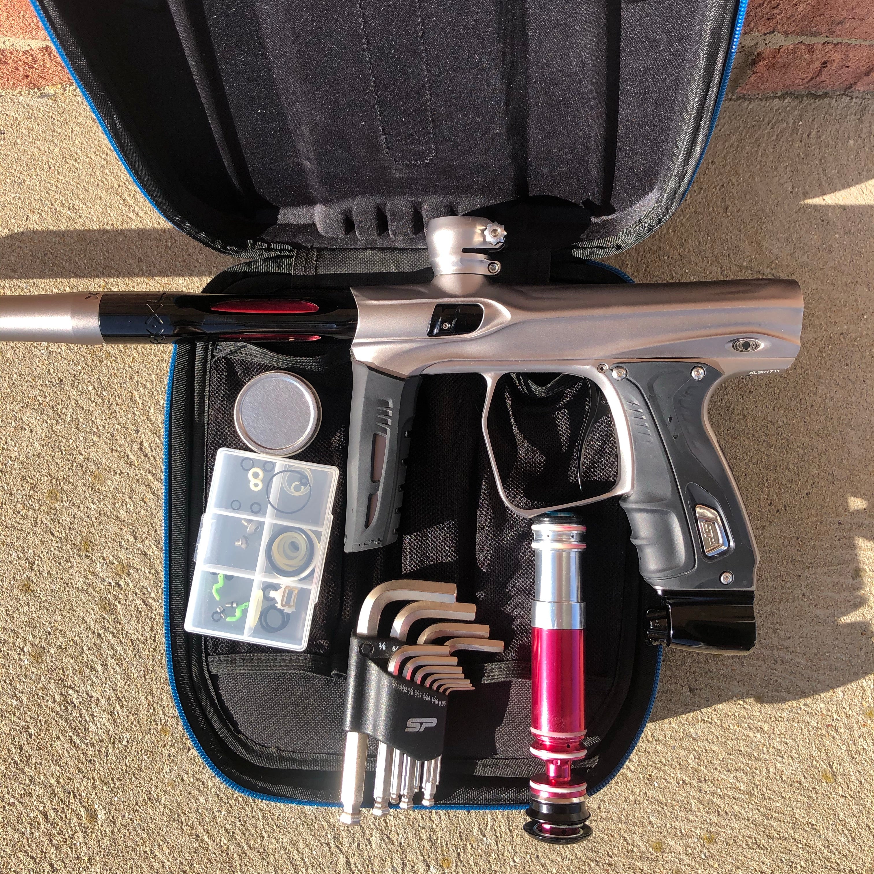 Used SP Shocker XLS Paintball Gun - Dust Stone - Image 5