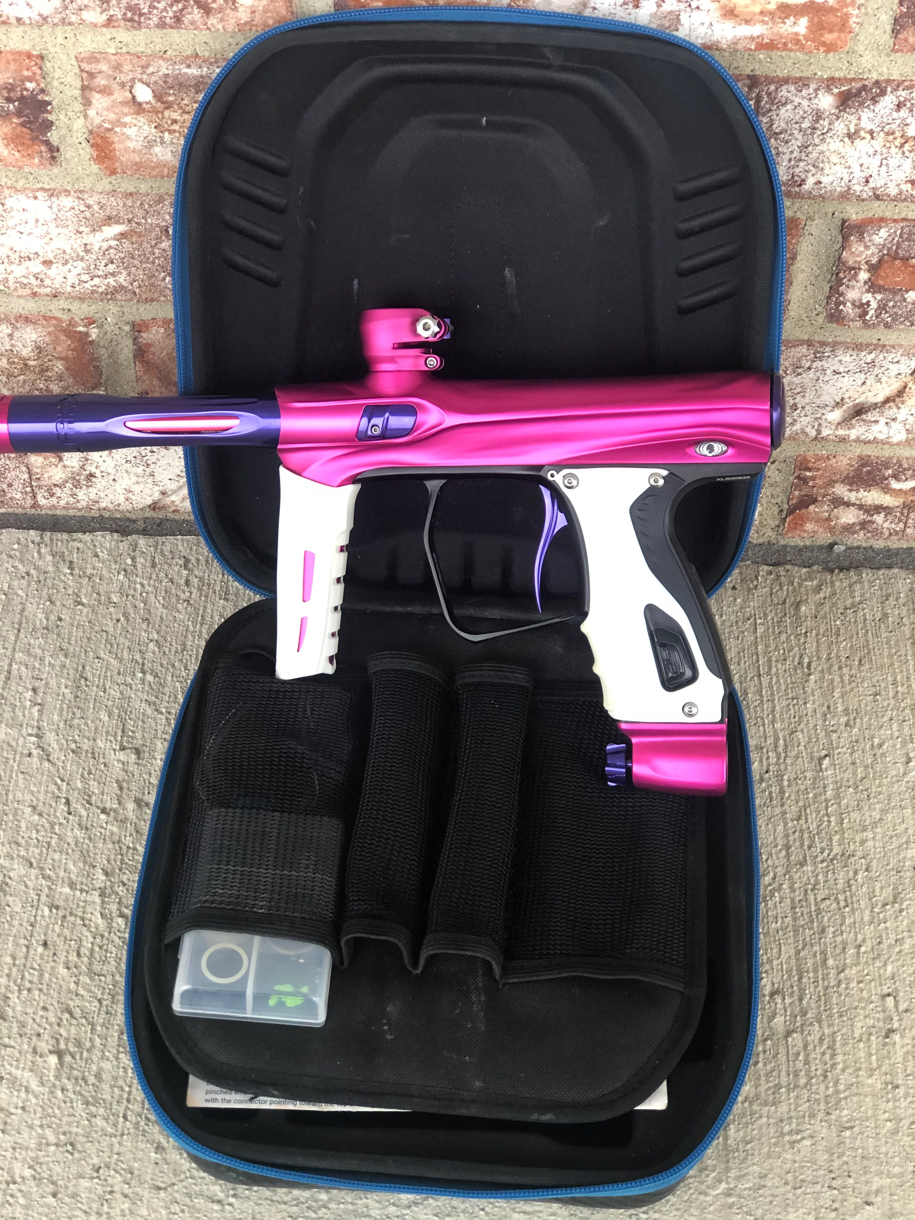 Used SP Shocker XLS Paintball Gun - Pink/Purple - Image 4