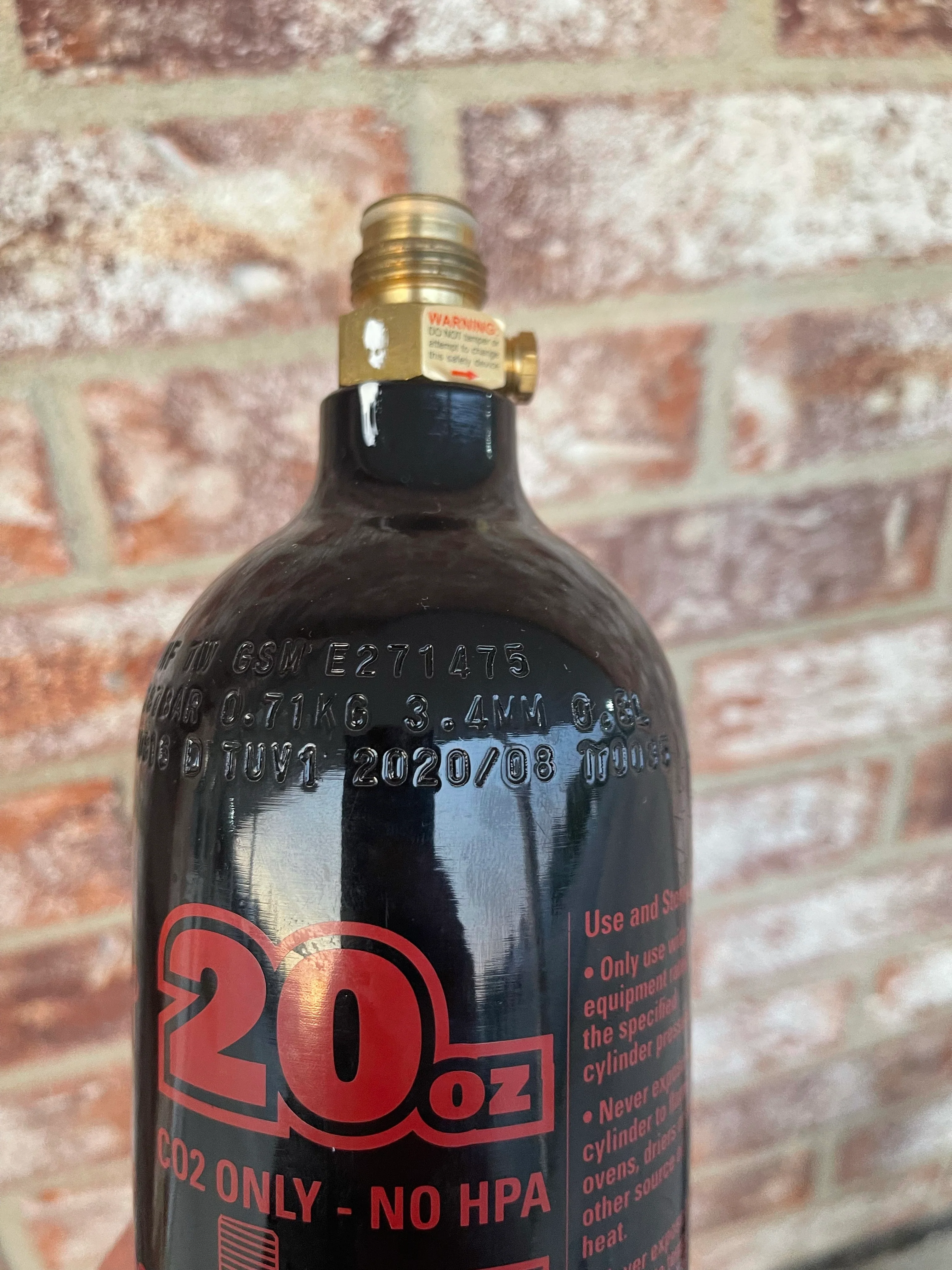 Used Tippmann / Maddog 20 Ounce CO2 Paintball Tanks - Lot of 3 - Image 3
