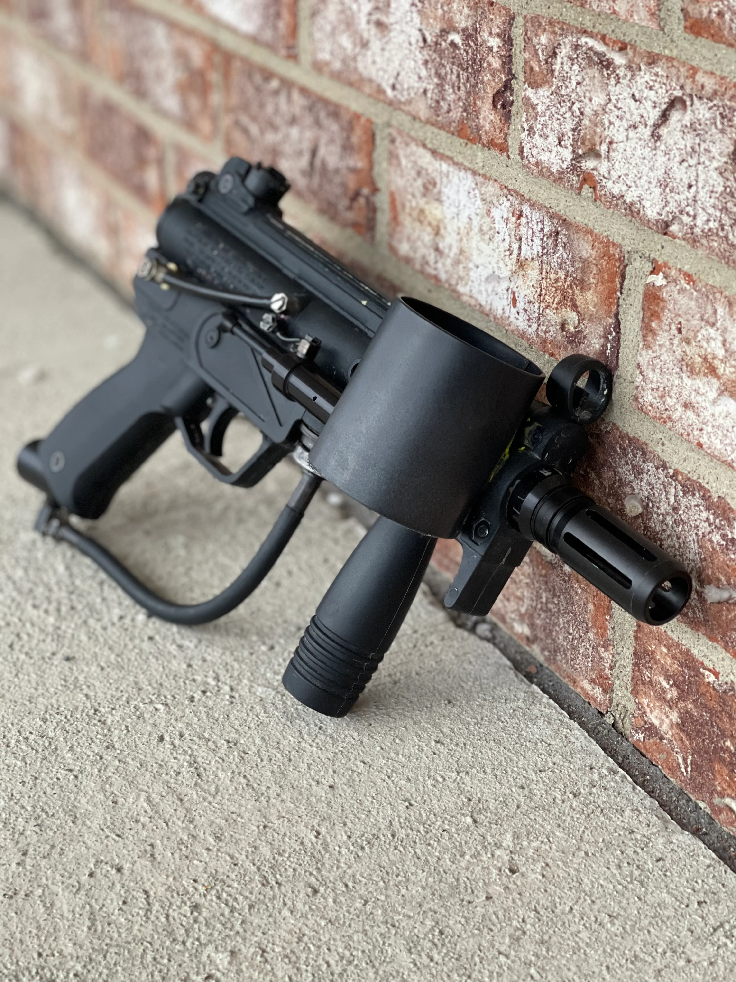 Used Tippmann A-5 Paintball Gun w/ Response Trigger - Image 2