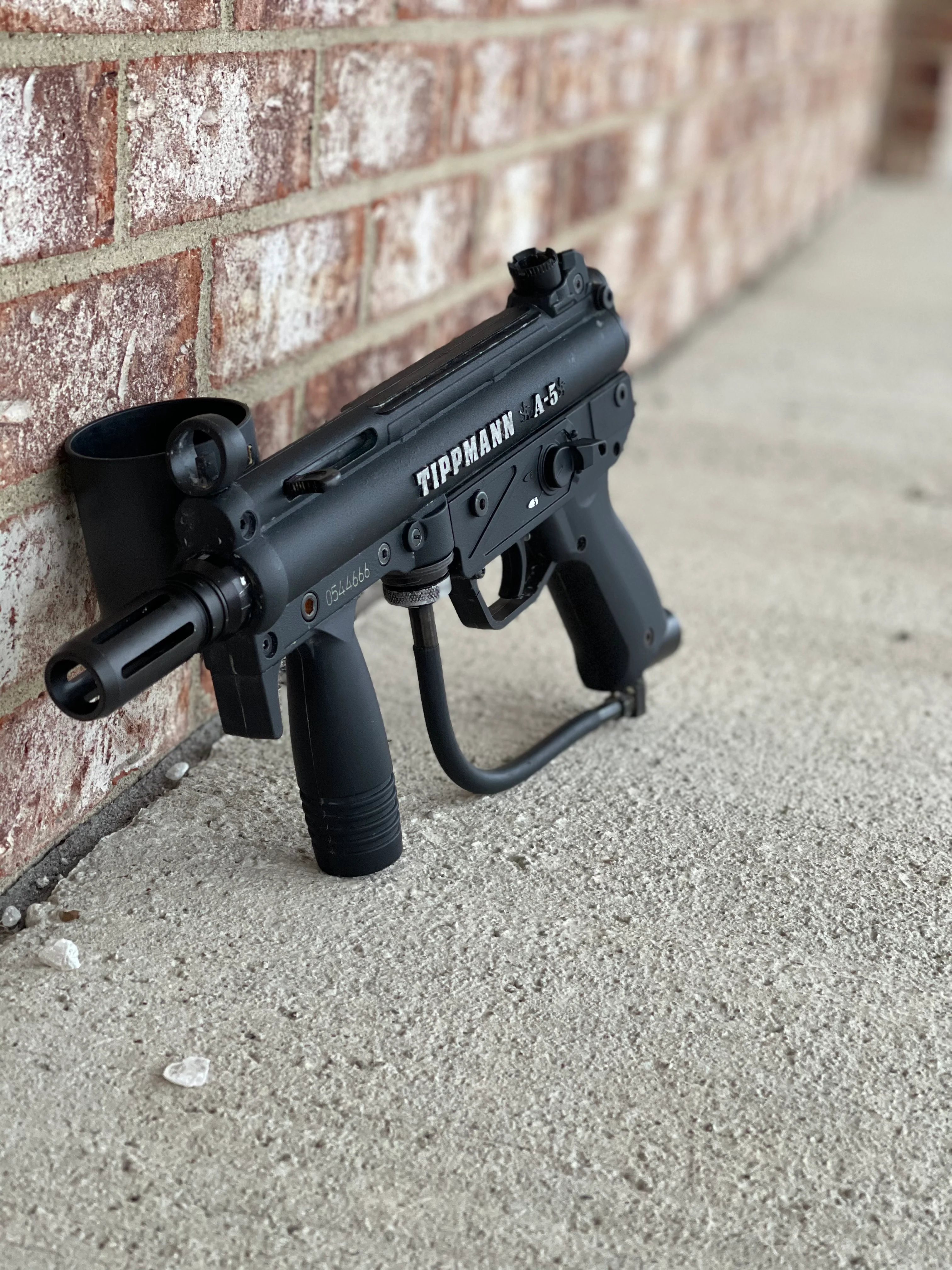Used Tippmann A-5 Paintball Gun w/ Response Trigger - Image 3