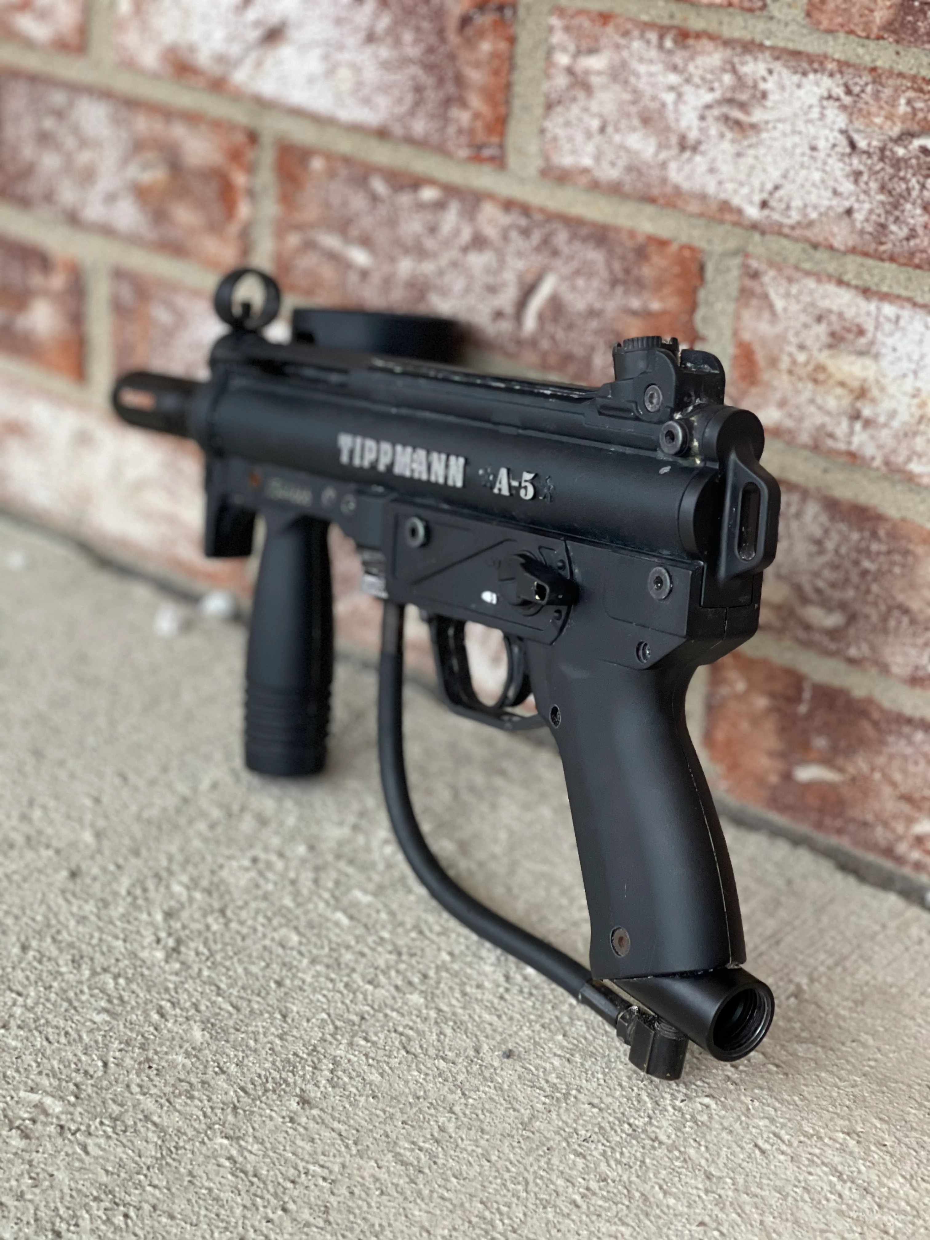 Used Tippmann A-5 Paintball Gun w/ Response Trigger - Image 4