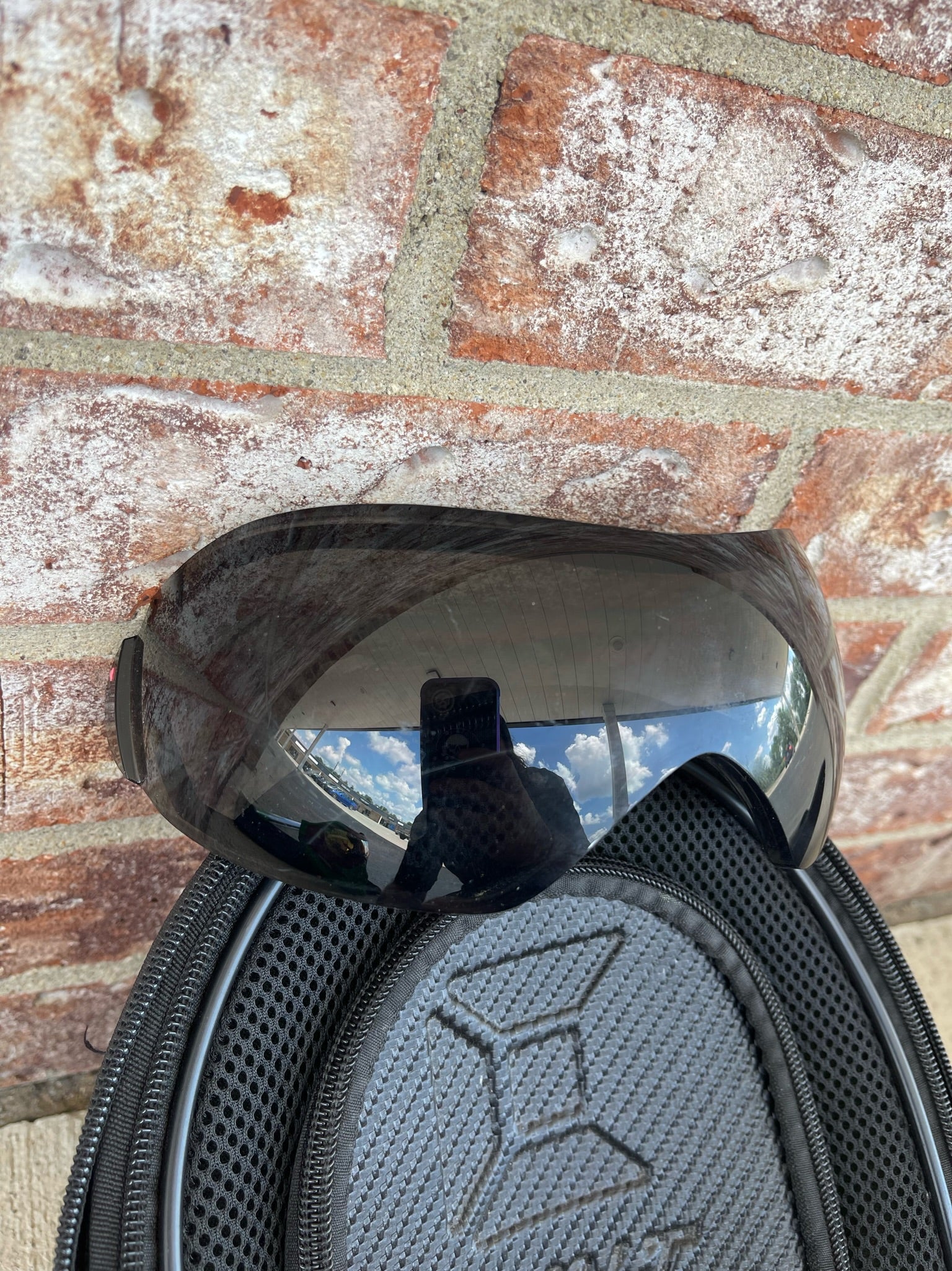 Used V-Force Grill Paintball Mask - Cowabunganga Series - Green/Red w/ 2 lenses & Exalt Goggle Case - Image 11