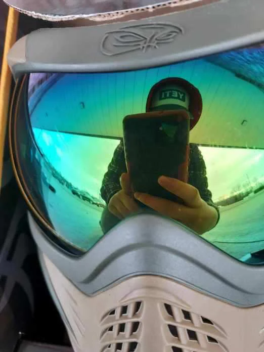 Used V-Force Grill Paintball Mask - Swamp - Image 4