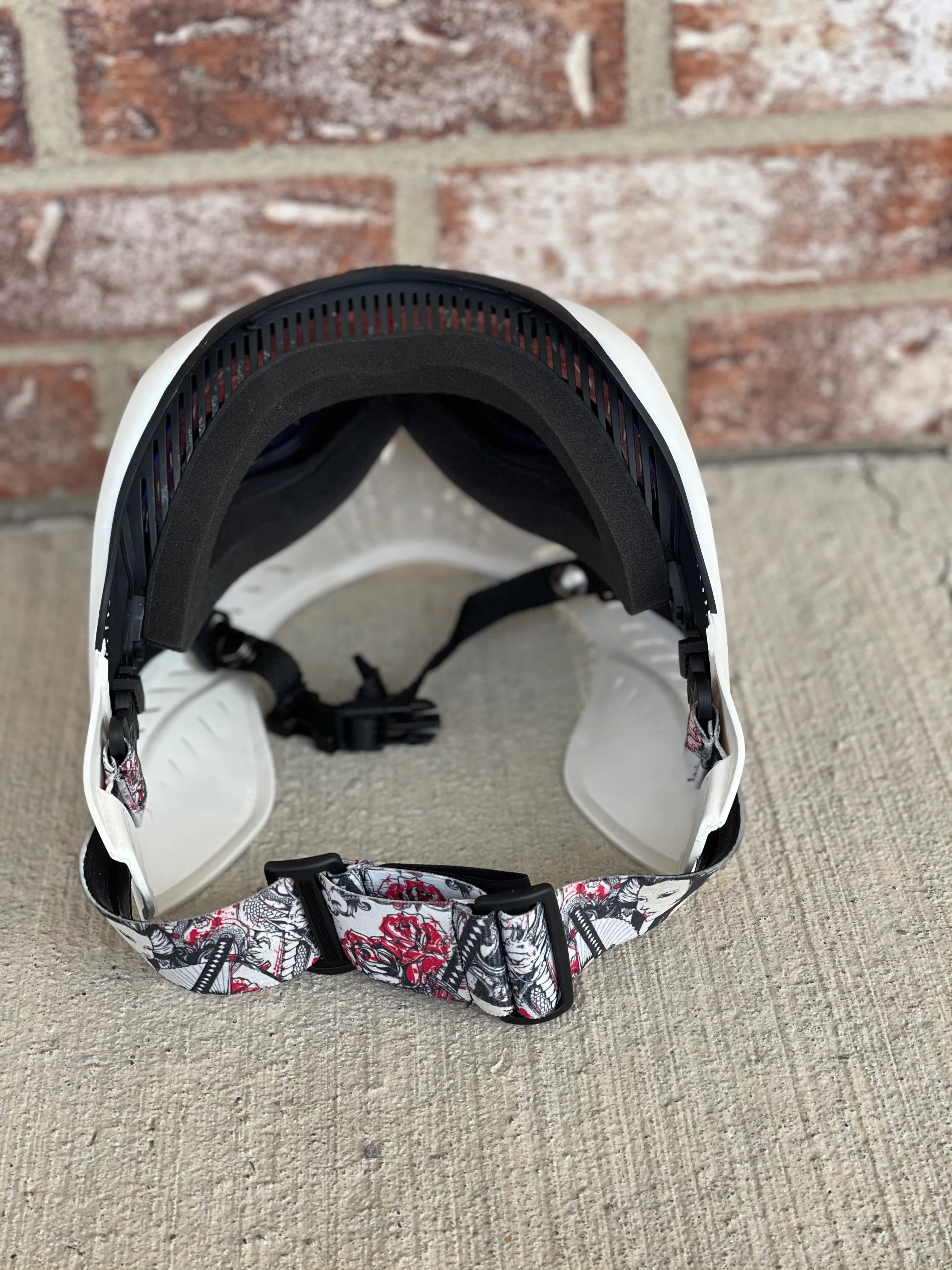 Used V-Force Grills Paintball Mask - White - Addition Lenses - Image 3